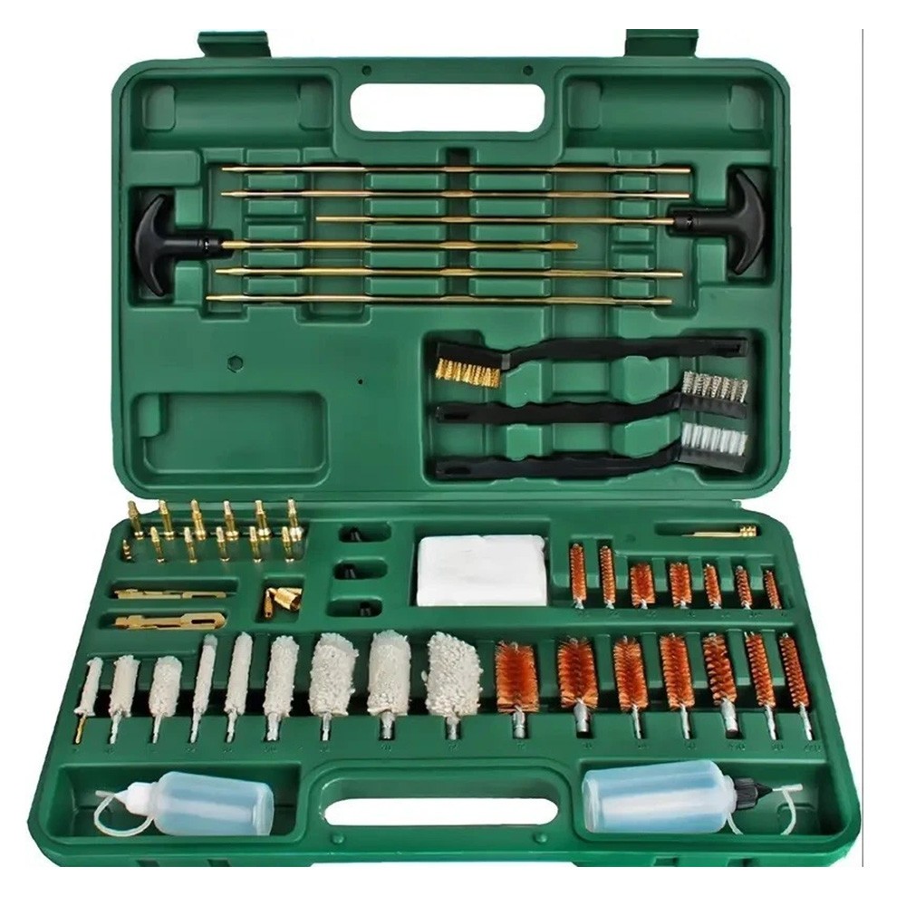 Gun Cleaning Kit Universal Rifle Pistol Shotgun Handgun Firearm with Case