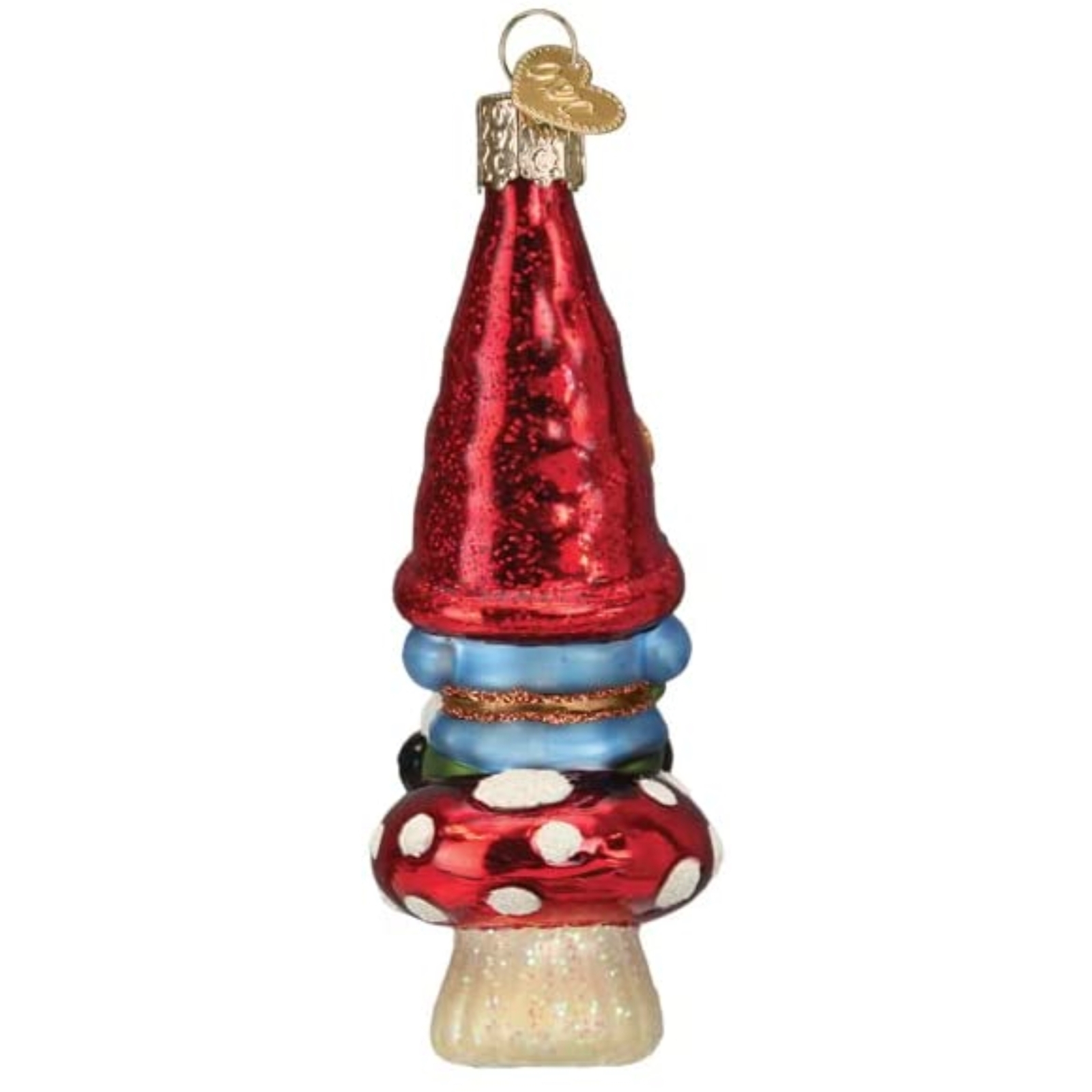 Old World Christmas Blown Glass Ornament, Garden Gnome