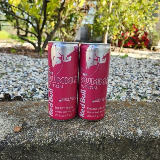 Red Bull Summer Edition White Peach 12 Pack 8.4 fl oz Each Can 07/2026 Fast SHIP