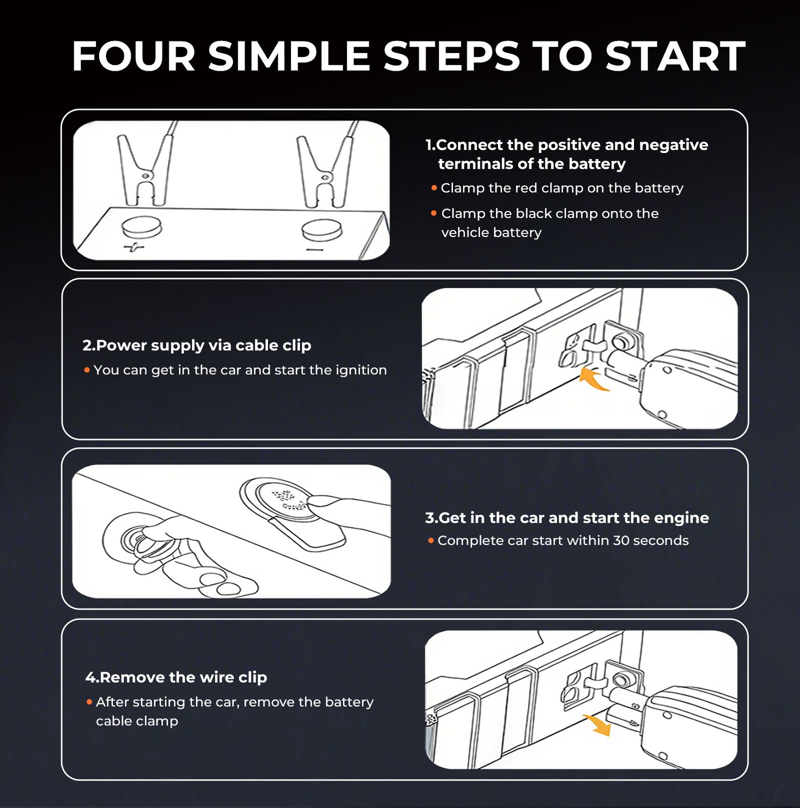 12000mAh 1500A Arrancador Cargador De Bateria Portatil Para Auto Carro Coche