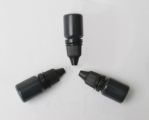 x3 Bottles REFILL INK 30ml for Self-Inking Stamps Hand Stampers Squeeze Bottles