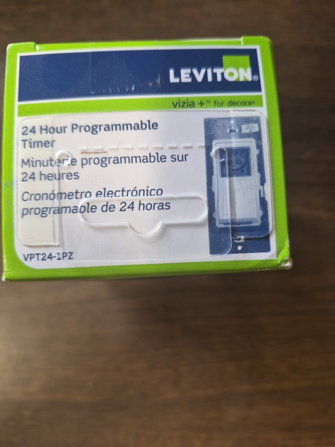 LEVITON VPT24-1PZ Decora 24-Hour Programmable Timer Switch