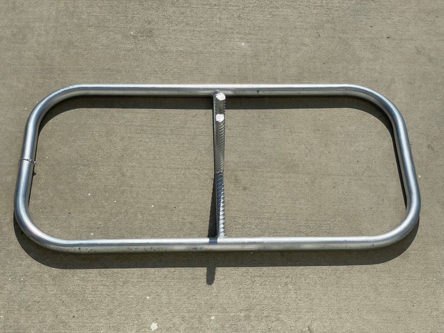 Sandbaggy Chain Link Fence Panel Base (Galvanized) - Temporary Fencing Stands