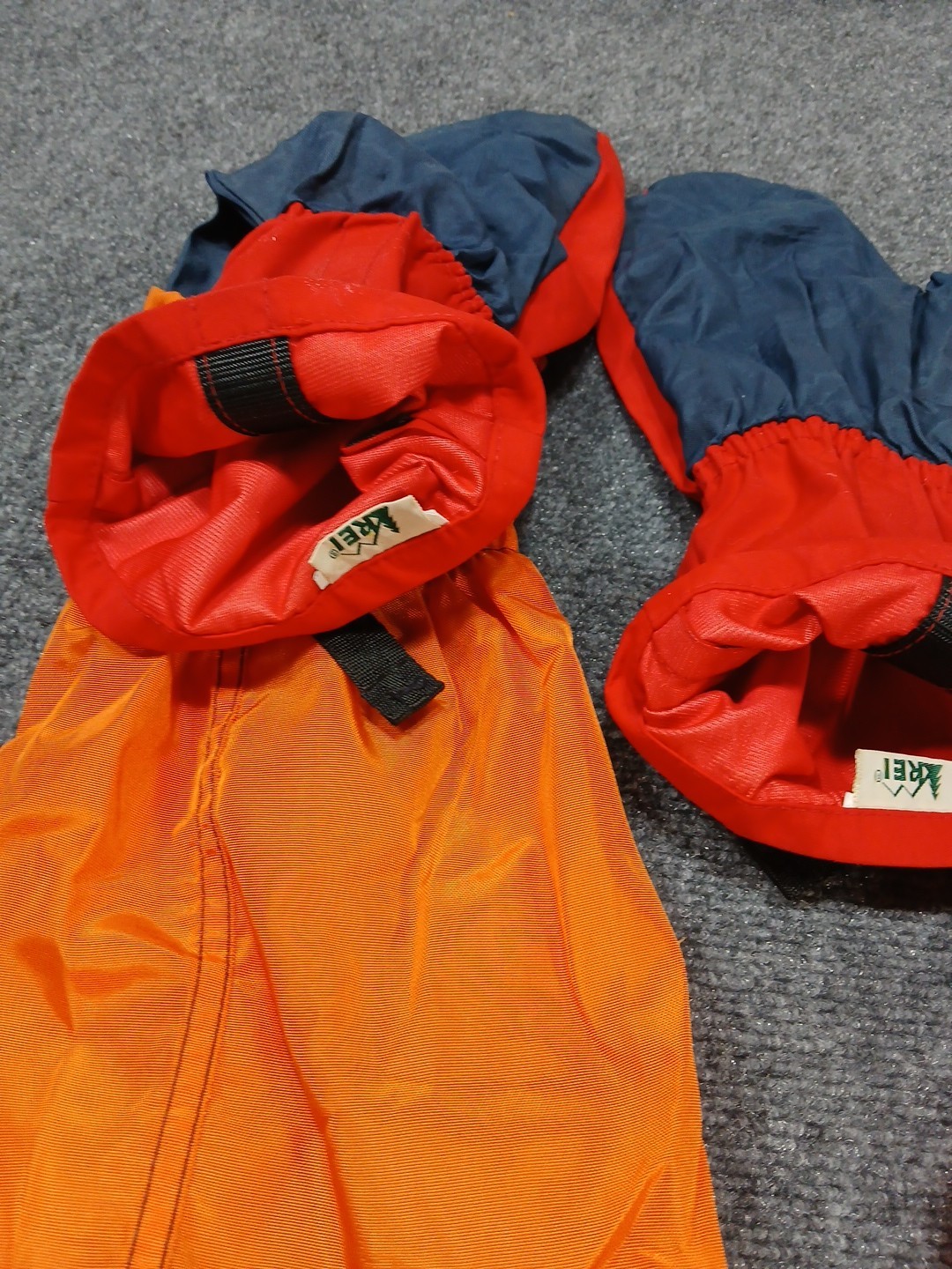 Vintage Outdoor Products Gaiters Waterproof Boot Covers And REI Mitten Covers