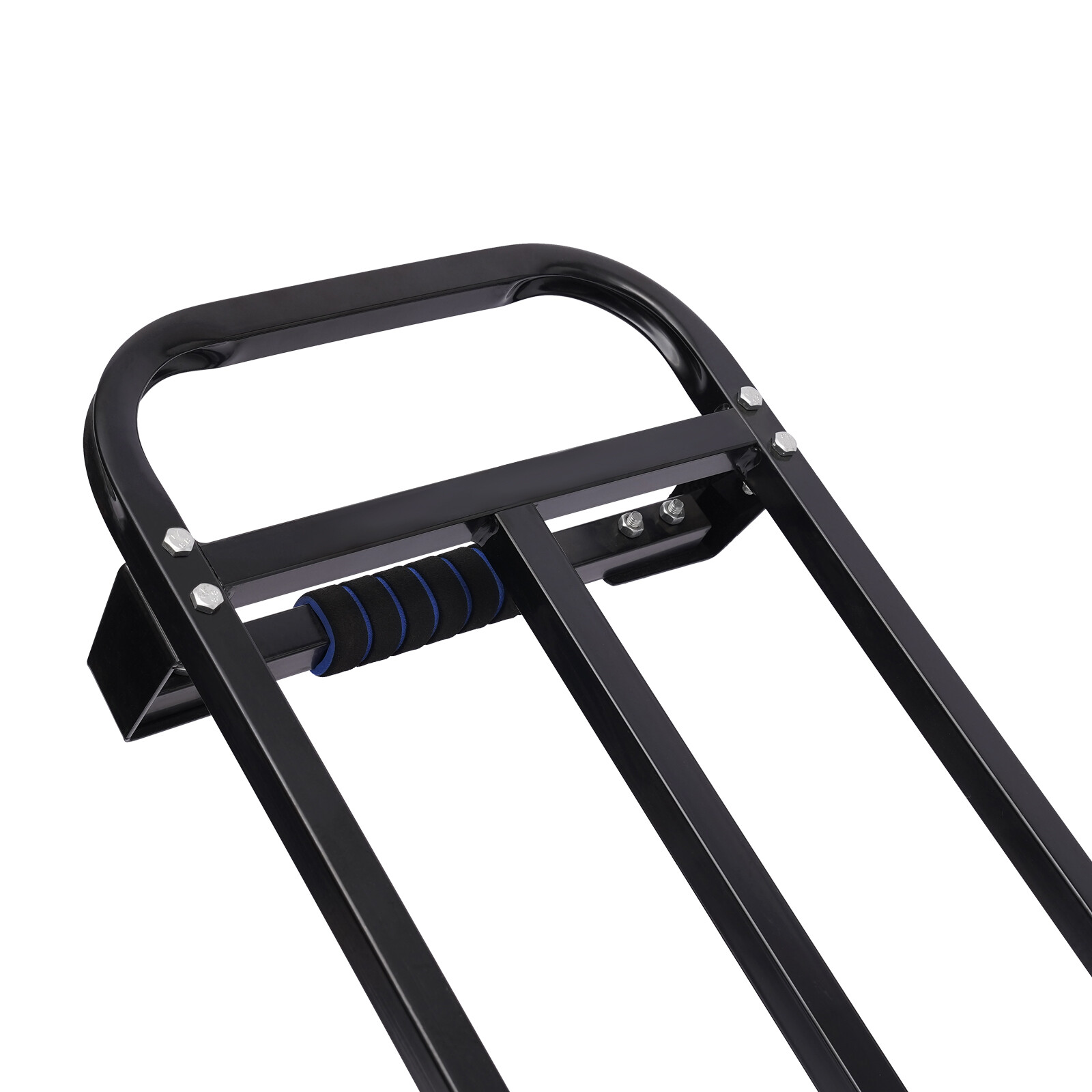 460lbs Black Stair Climbing Cart Trolley Stair Climber Hand Truck 29-45in Height