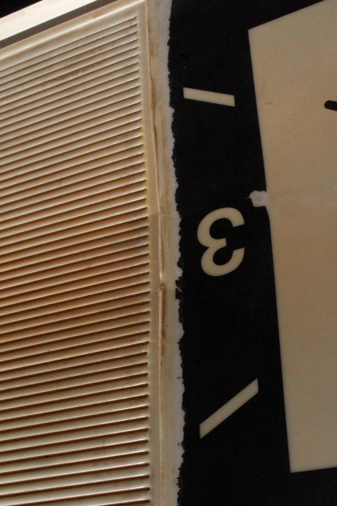 Vintage 1970s Harley Davidson AMF #1 Clock Menu Board Sign Sportster Chopper