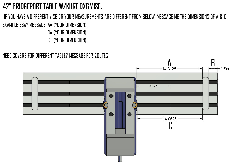 Bridgeport 5/8 t slot covers