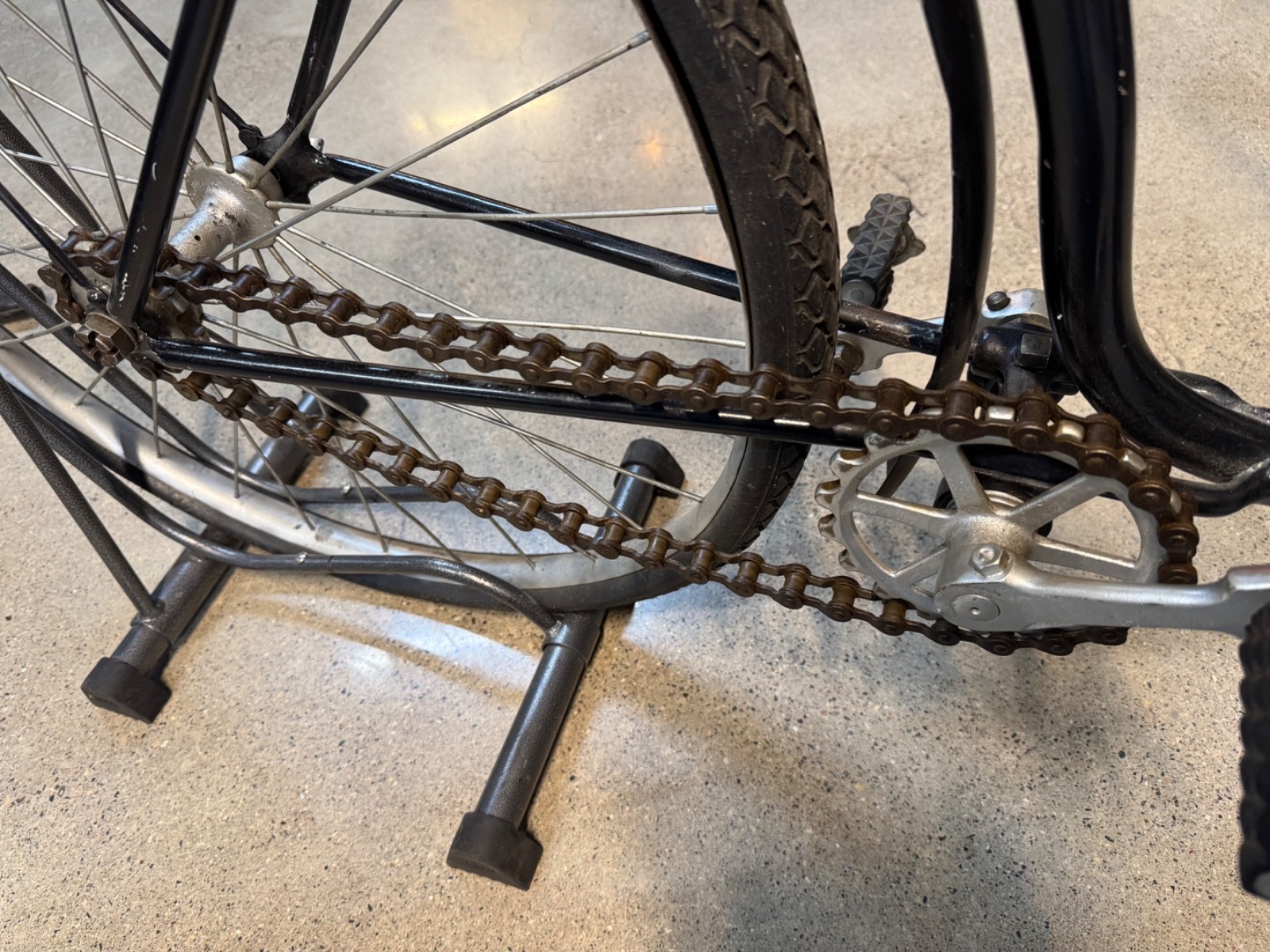 Antique Safety Bicycle c.1890s–1910 Spoon brake Early Bike Vintage- Very Rare!