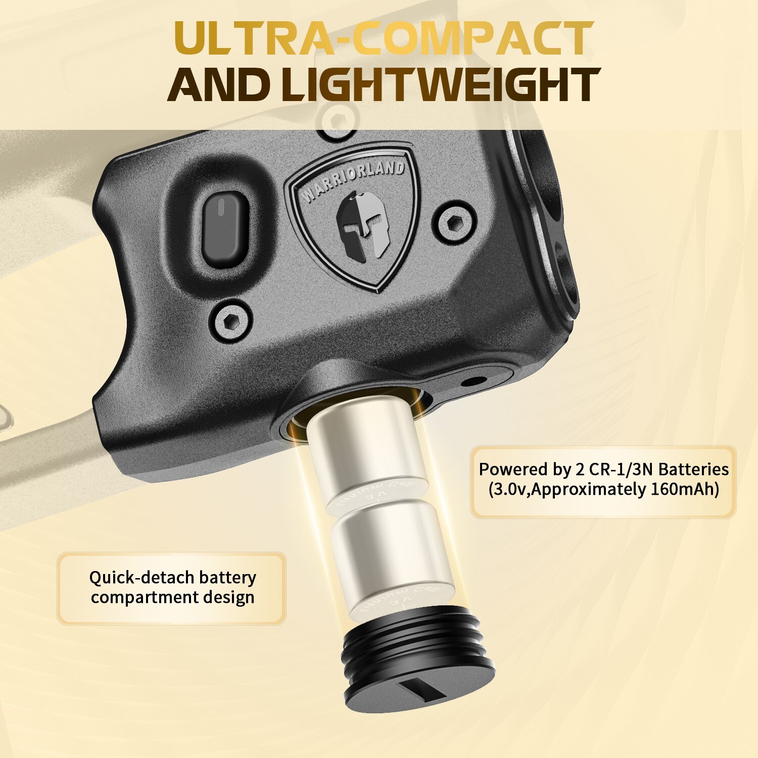 TSG LED Flashlight with Red Laser Combo Fits Glock 17/19/22/23/31/32/19X/44/45