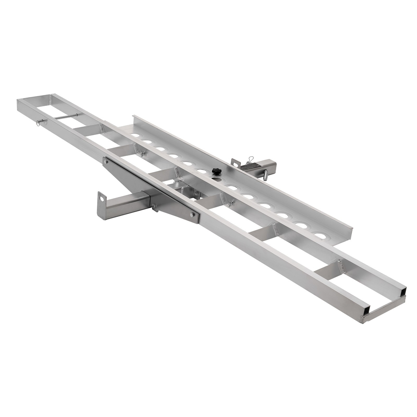 Uimoso Motorcycle Hitch Carrier with Ramp for Bikes and Scooters,400lbs Capacity