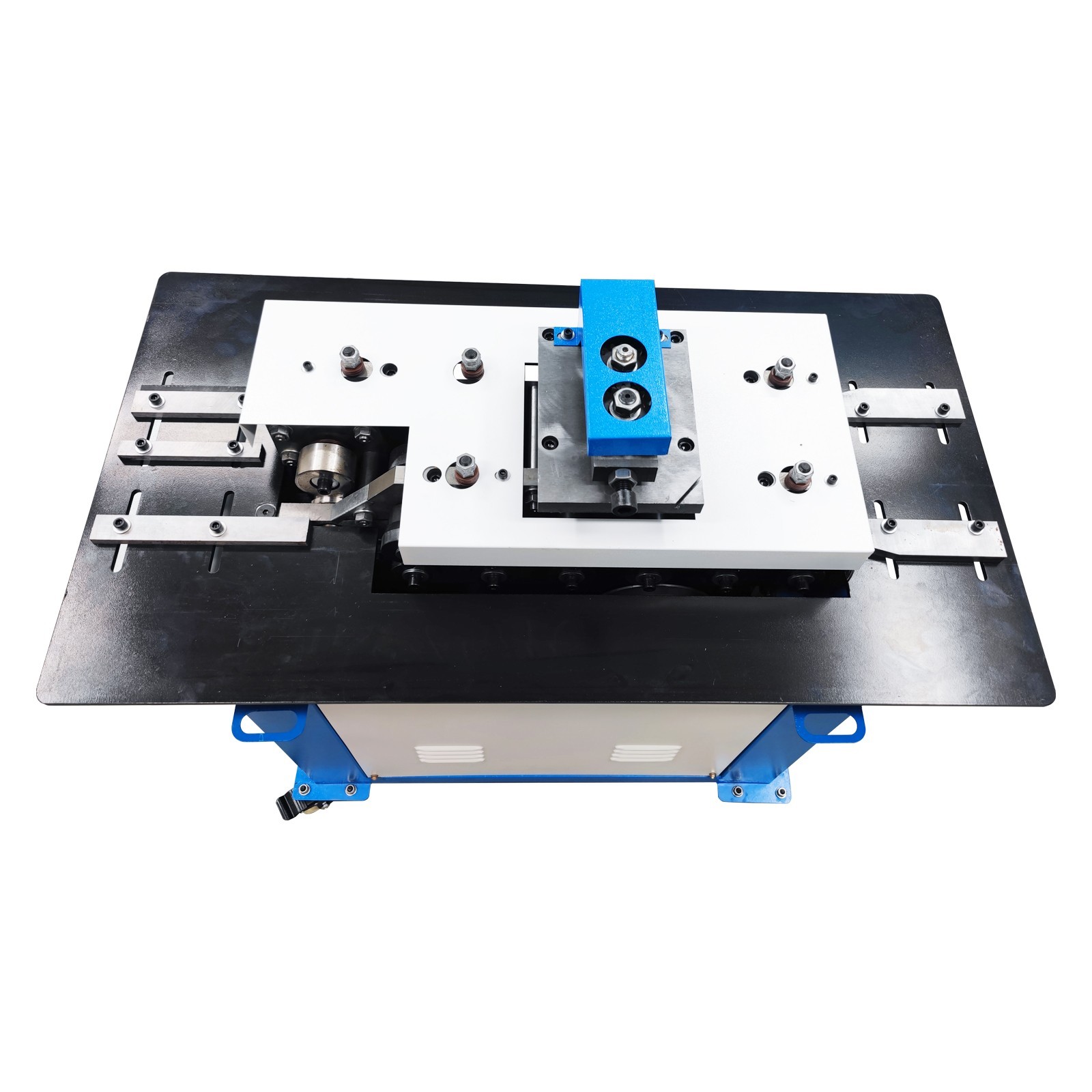 220V Seam Lock Forming Machine C-drive-locking and Radial Hem Seam 7 Shapes