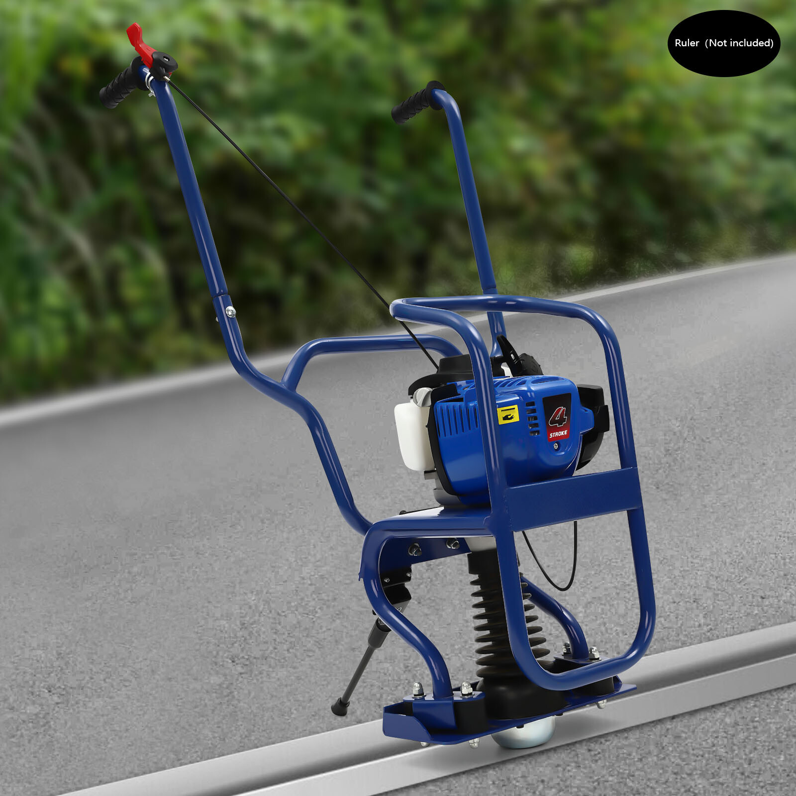 NEW! Gas Power Concrete 4-Stroke Surface Vibratory Leveling Screed Tamper