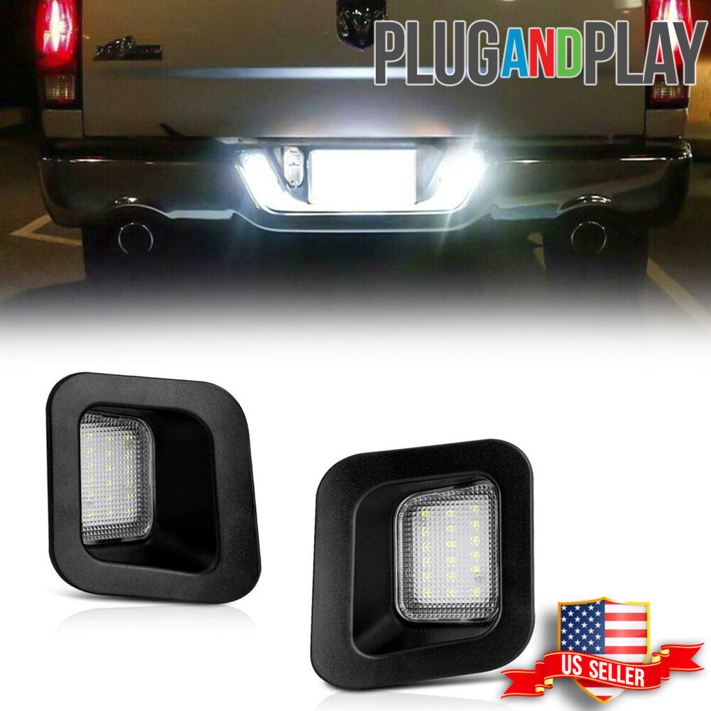 For 2003-2018 Dodge RAM 1500 2500 3500 LED SMD License Plate Light Bulbs