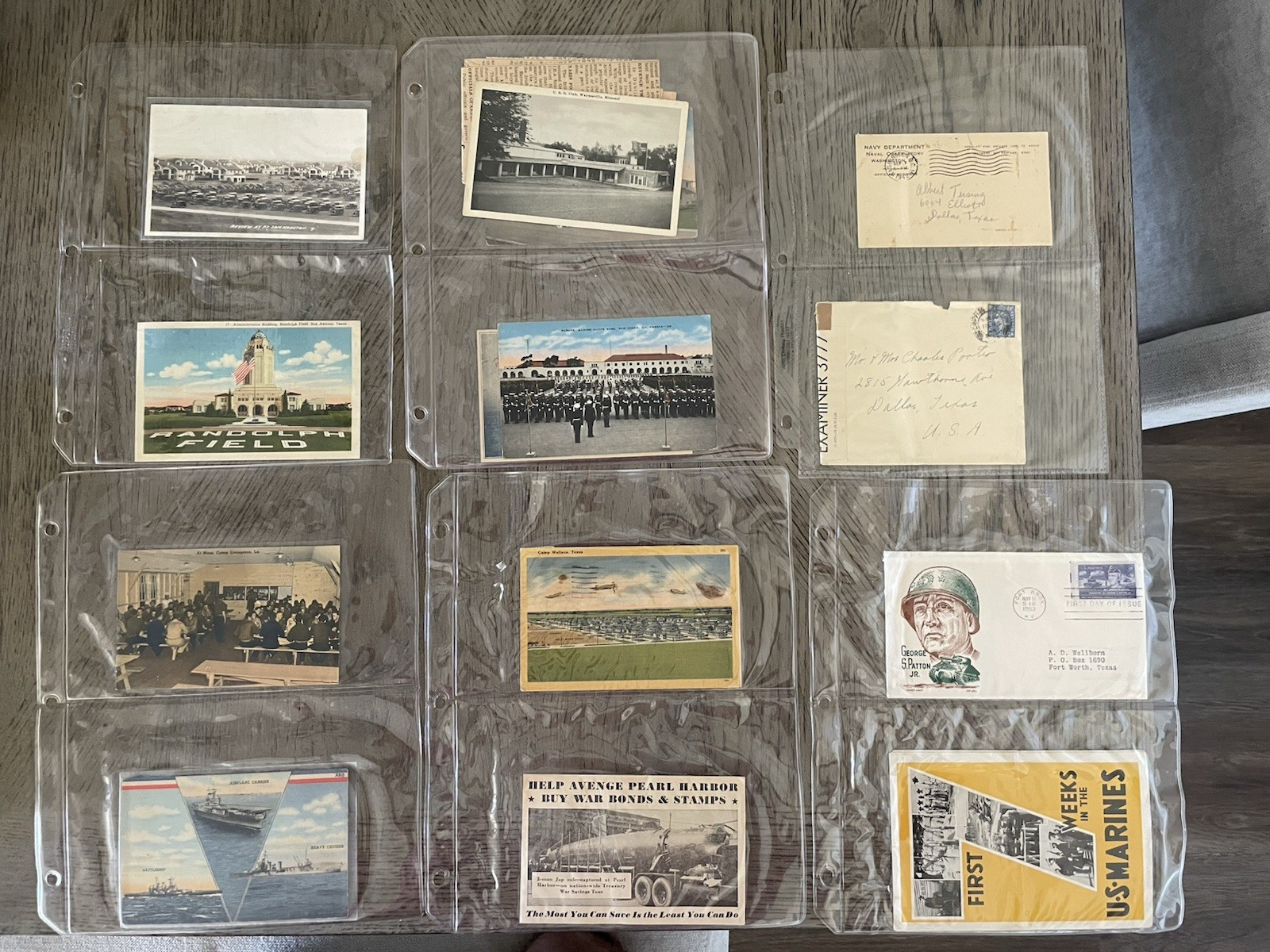 WWII Military and Home Front Ephemera Lot - Ration Books, V-Mail, Manuals