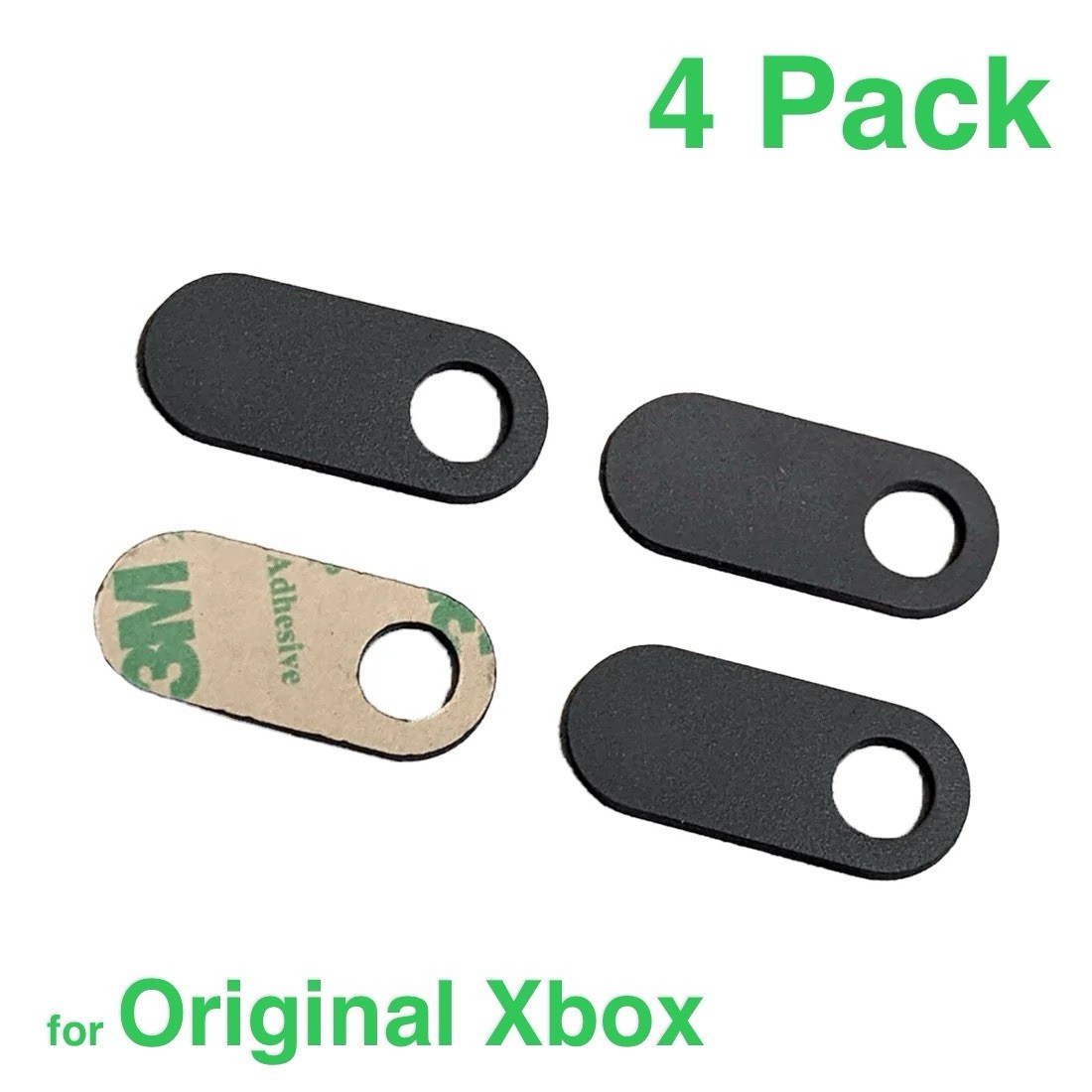 Replacement Rubber Feet for Original Xbox w/ Self Stick 3M Adhesive - 4 Pack
