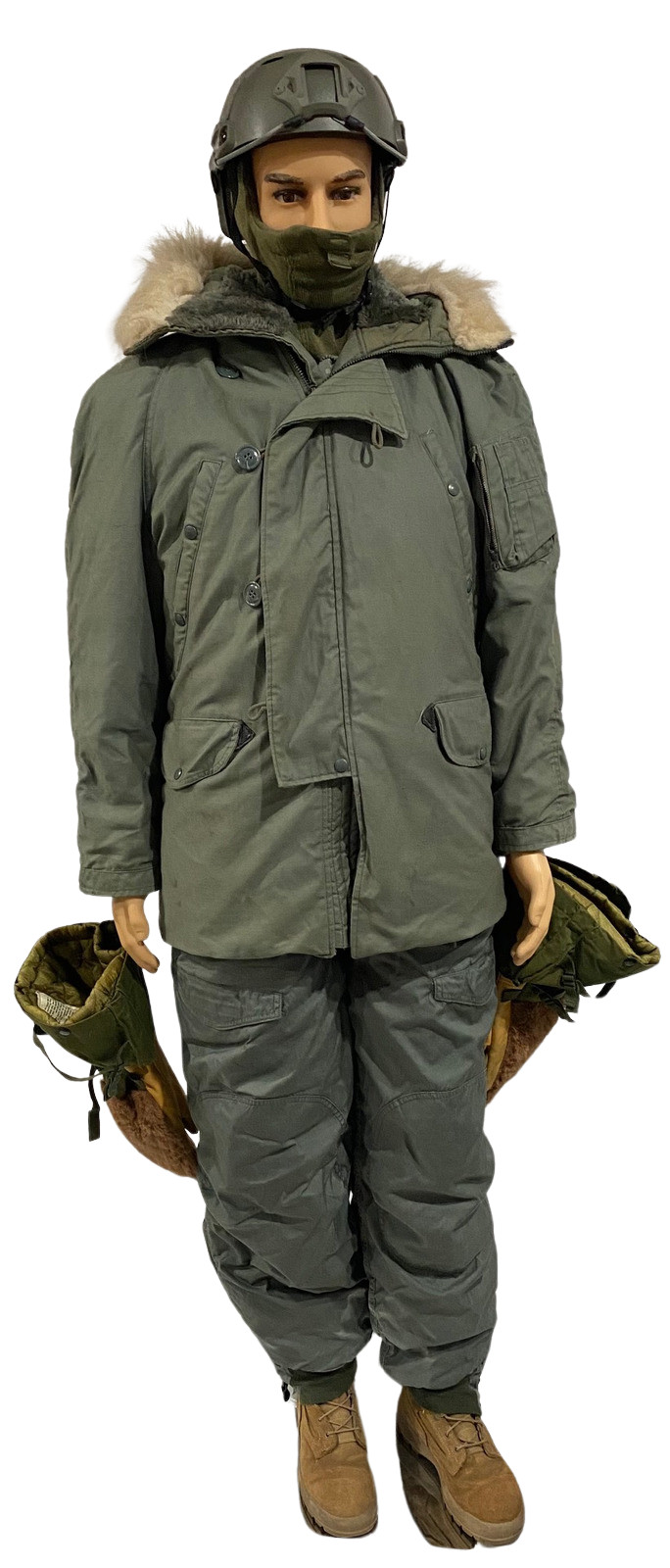 USGI Extreme Cold Weather Mitten Set OD Green Medium