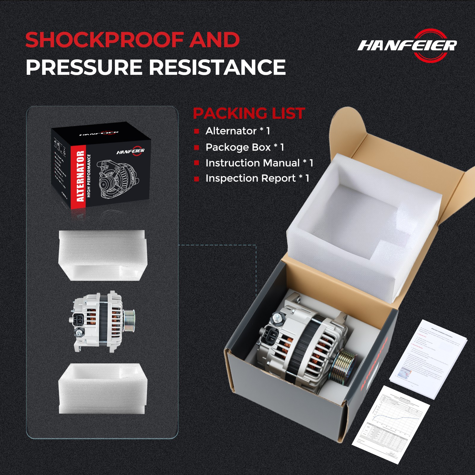 11120 Alternator For 2004-2007 Nissan Titan Armada SE LE Base INFINITI QX56 5.6L