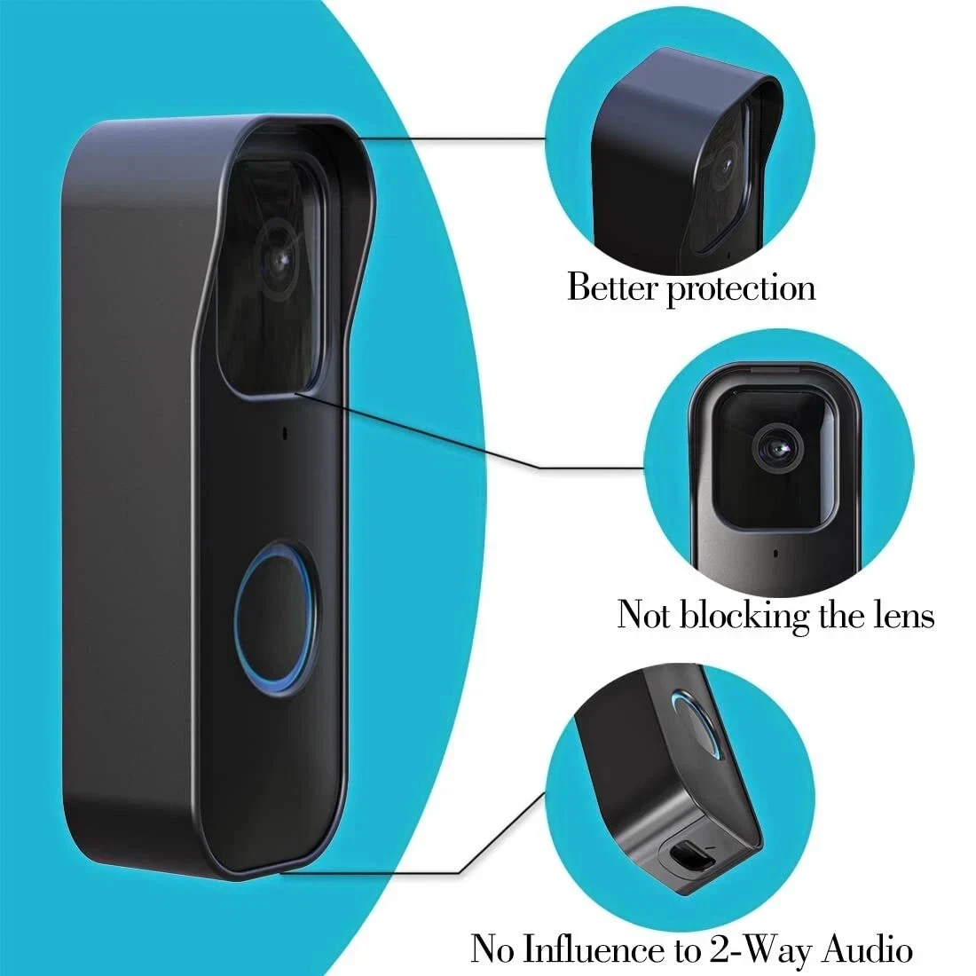 New Blink Video Doorbell Mount Wired/Wireless 2-way audio HD video & Alexa
