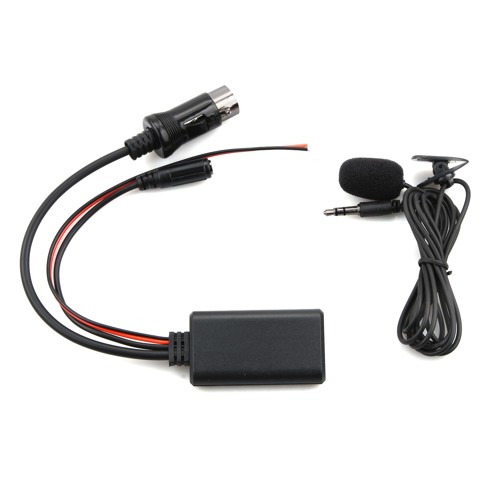 Car AUX Bluetooth Adapter Audio Microphone Cable For KRC-553 13-Pin CD Stereo