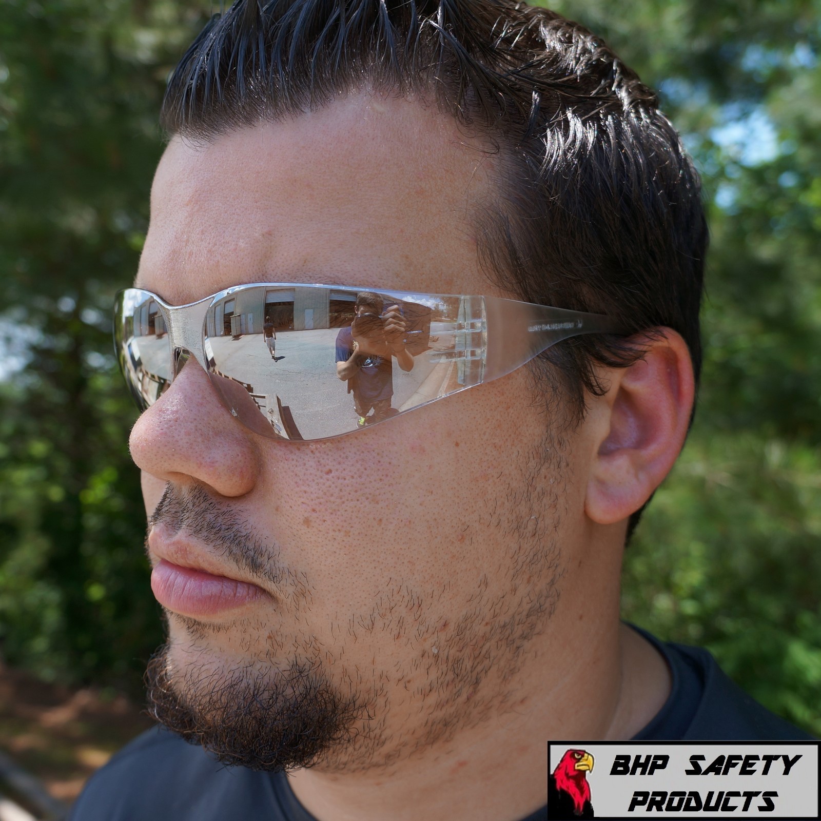 PYRAMEX INTRUDER SAFETY GLASSES INDOOR/OUTDOOR MIRROR I/O LENS S4180S (3 PAIR)