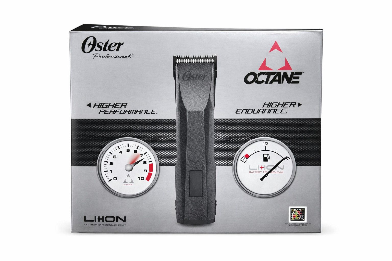 Oster Octane Heavy Duty Cordless Adjustable Clippers,  Lithium-Ion, 76550-100