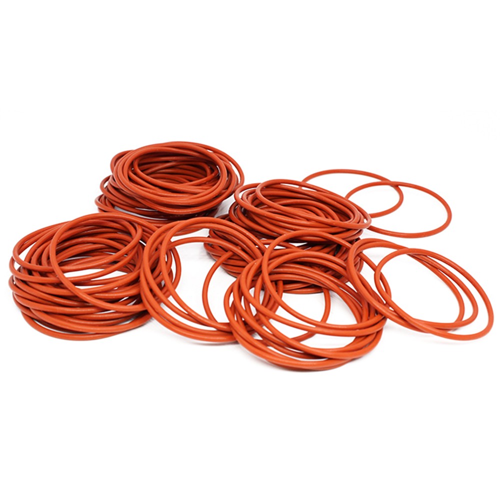 Silicone Rubber O Rings Metric Food Grade 4mm Cross Section 4mm-72mm ID O Ring