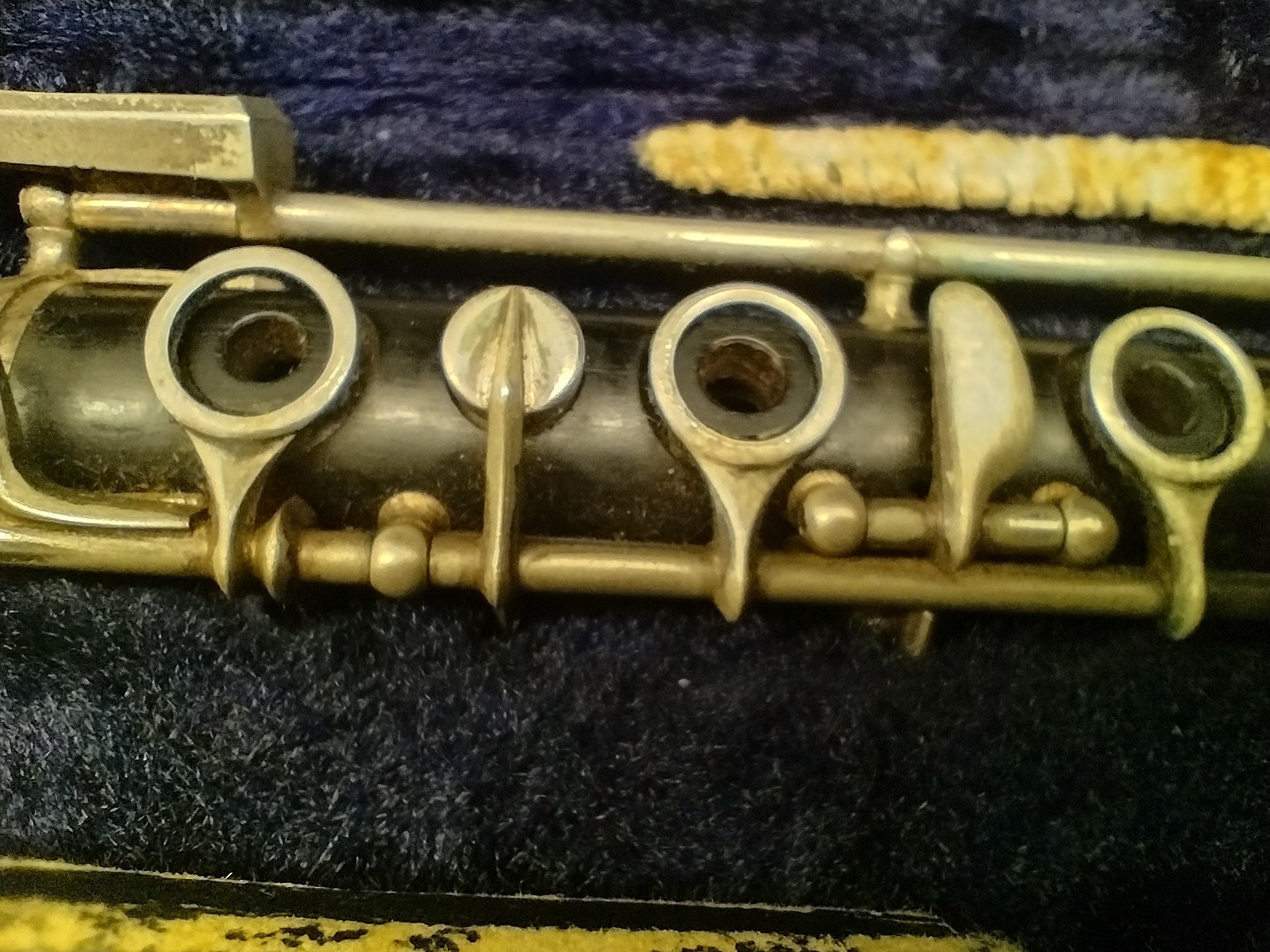 F.Buisson Oboe + Vintage Case Old Antique Musical Instruments