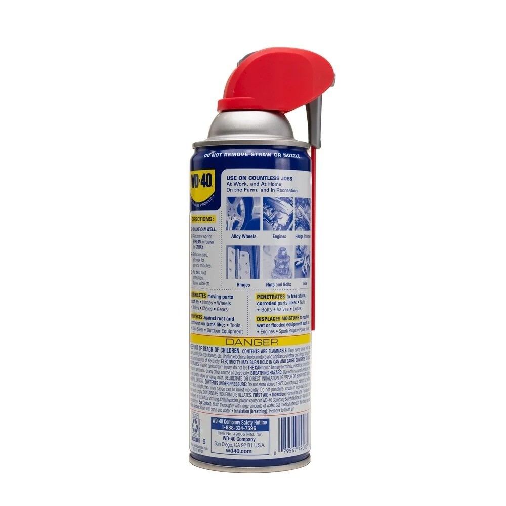 New Multi Purpose Original WD-40 Formula Lubricant Spray 3-PACK w/. Smart Straw