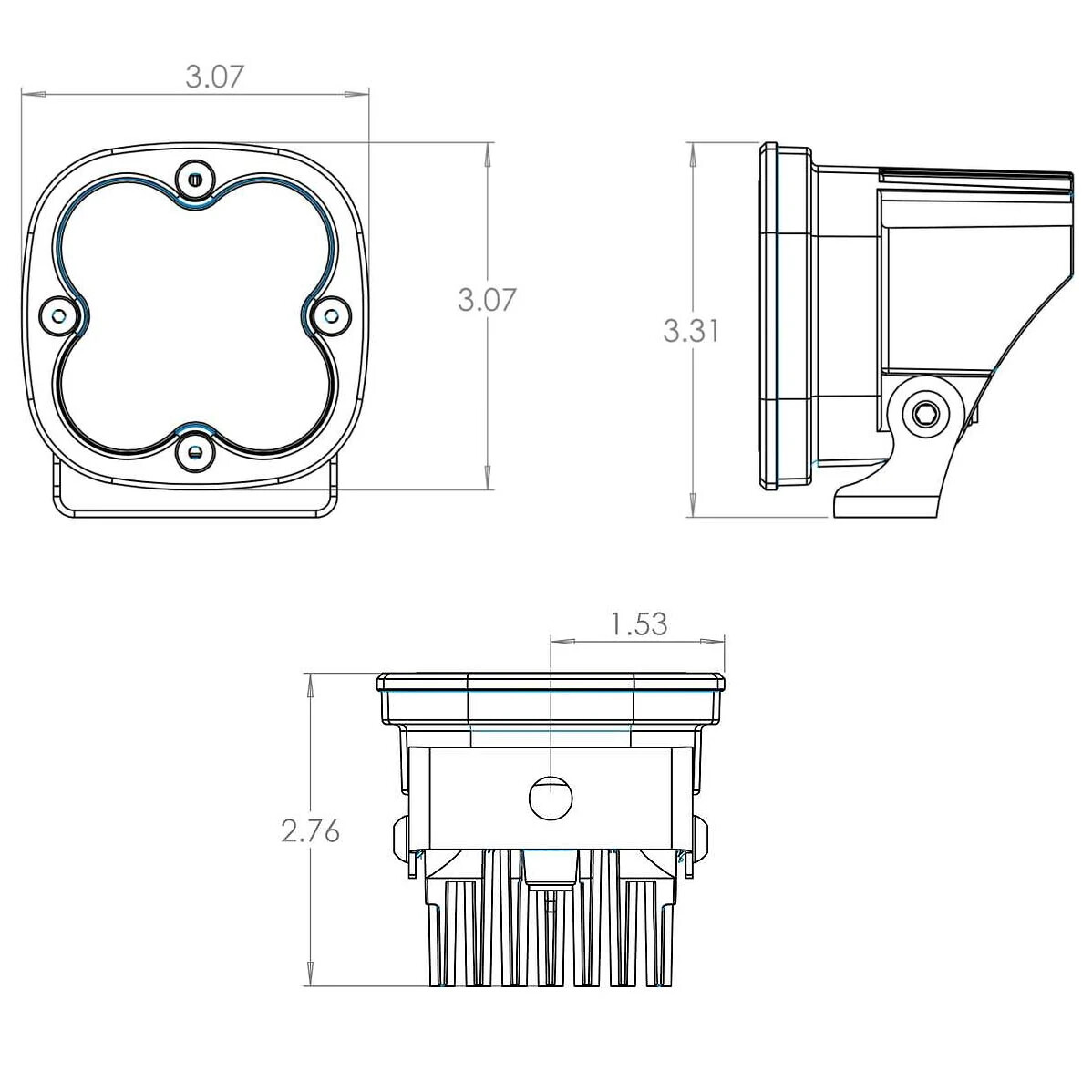 OPEN BOX Baja Designs Squadron Sport Pre-Runner Bumper Kit for Can-Am Maverick R