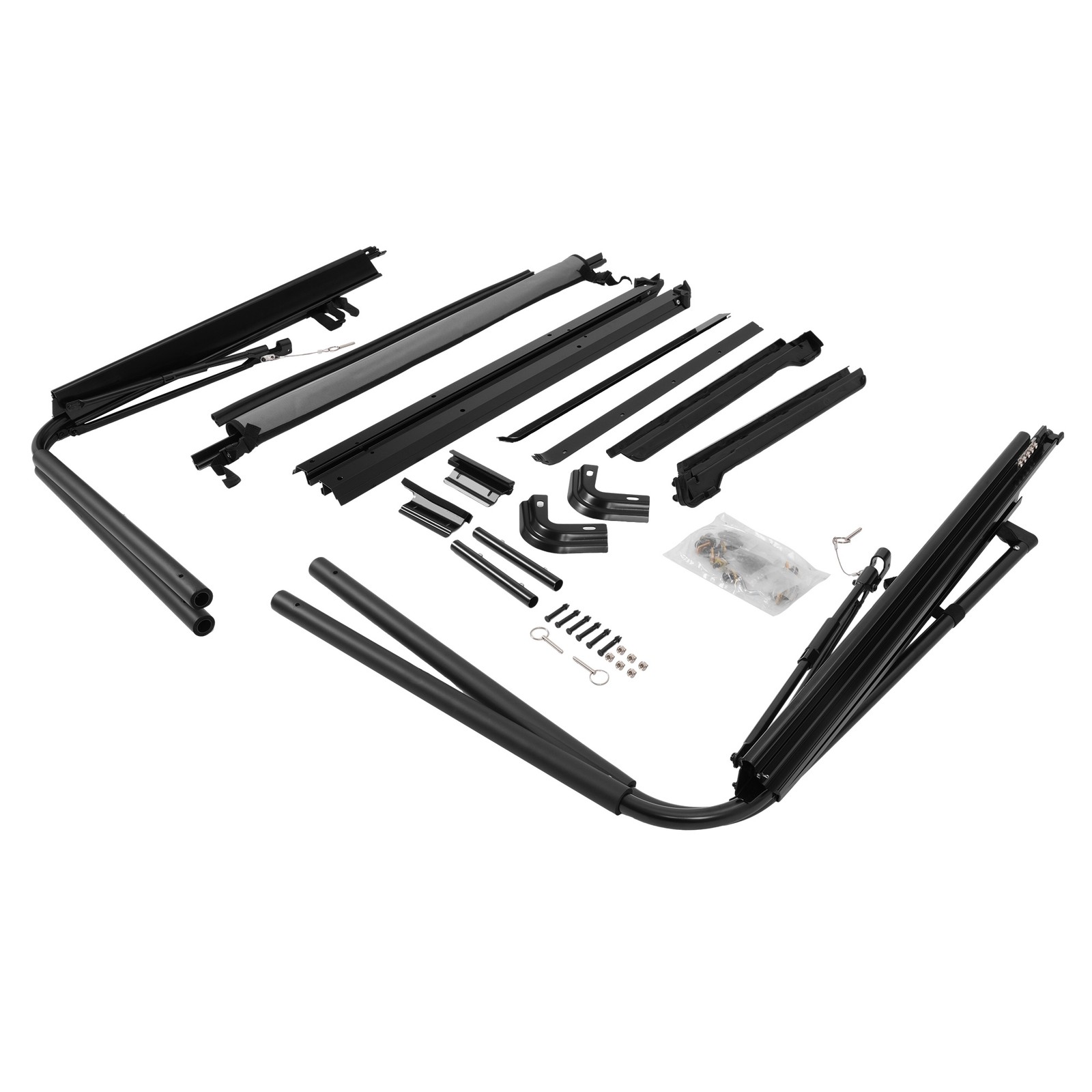 Complete Soft Top Hardware Frame Bow Kit For 1987-1995 Jeep Wrangler YJ