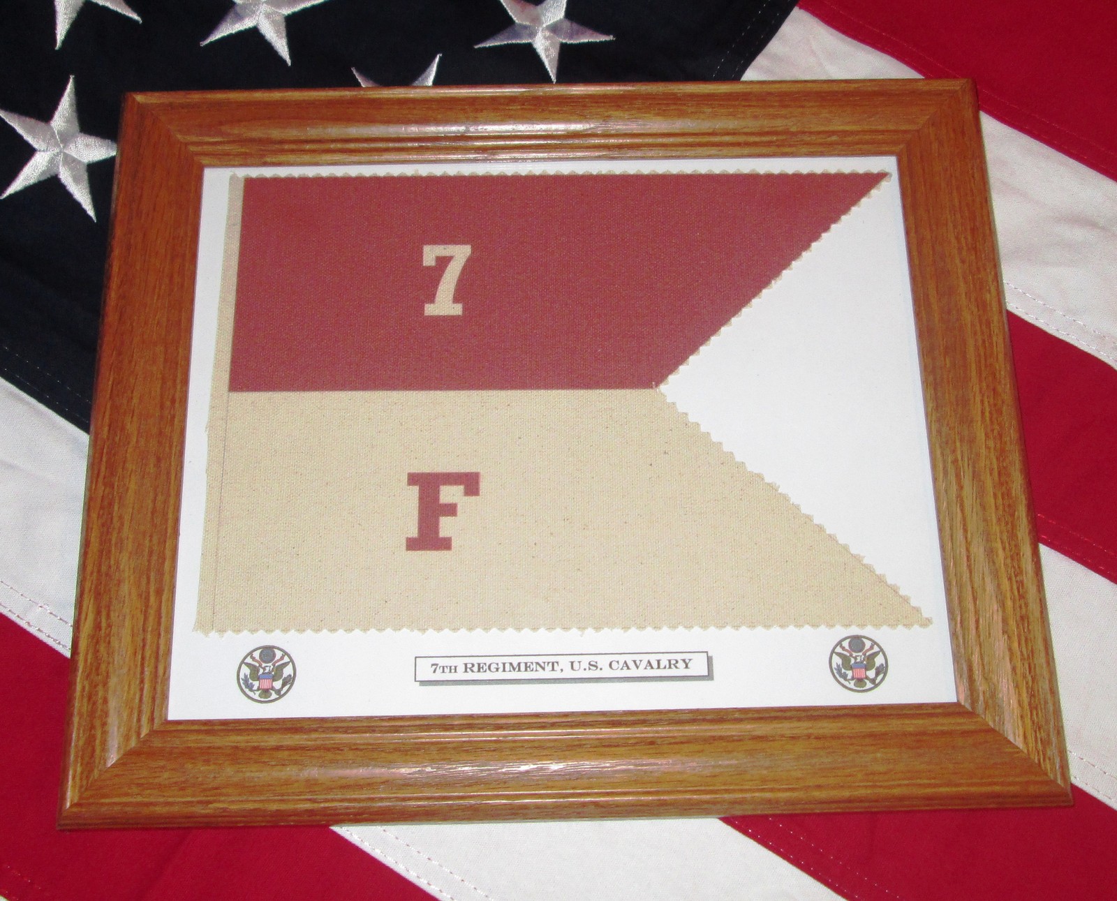 CUSTOMIZED...Indian Wars Flag, US Cavalry Guidon, United States Cavalry / Army