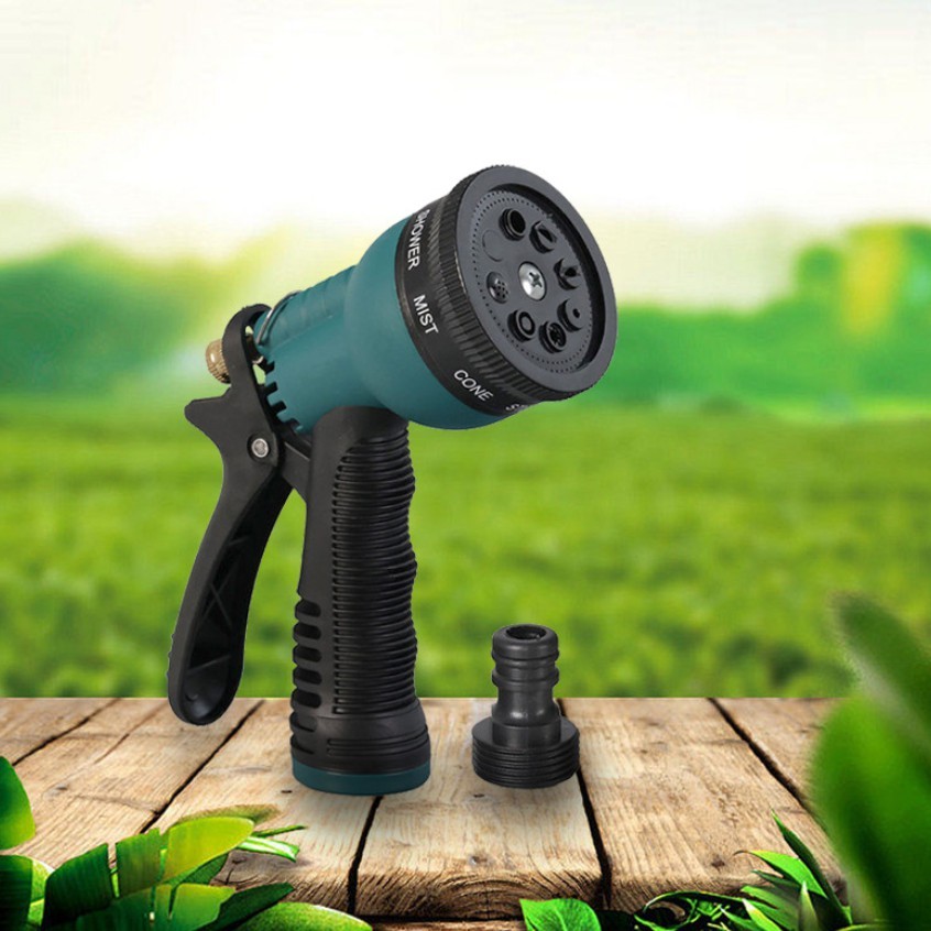 Garden Hose Nozzle Spray Nozzle 8-Pattern Heavy Duty High Pressure Leak Proof