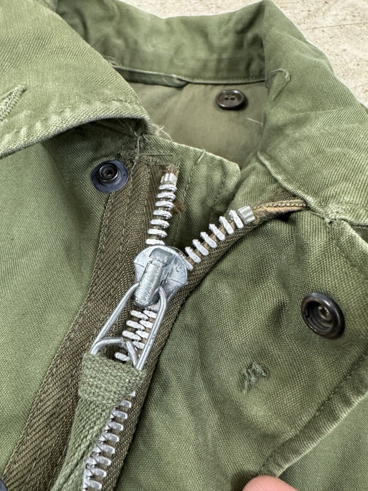 US Army M51 Field Jacket Large Regular 50s Vtg M-1951 OG107 1953