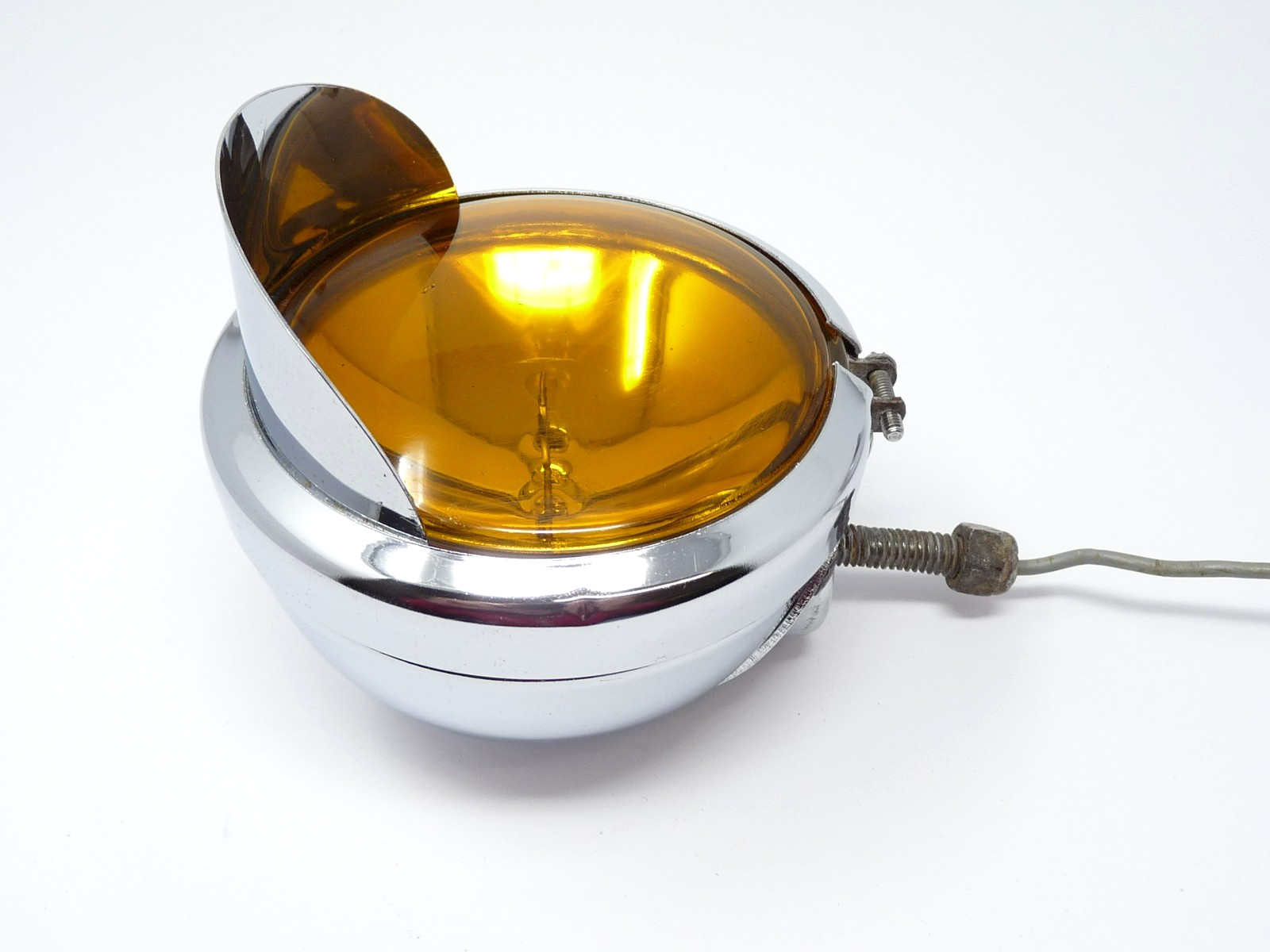 VINTAGE HARLEY DAVIDSON GUIDE 62 PANHEAD AUXILIARY FOG PASSING SPOT LAMPS LIGHTS