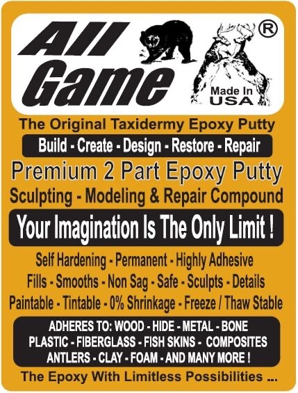 ALL-GAME The Antler Repair Material - FIX BROKEN & MISSING POINTS TINES - SMALL