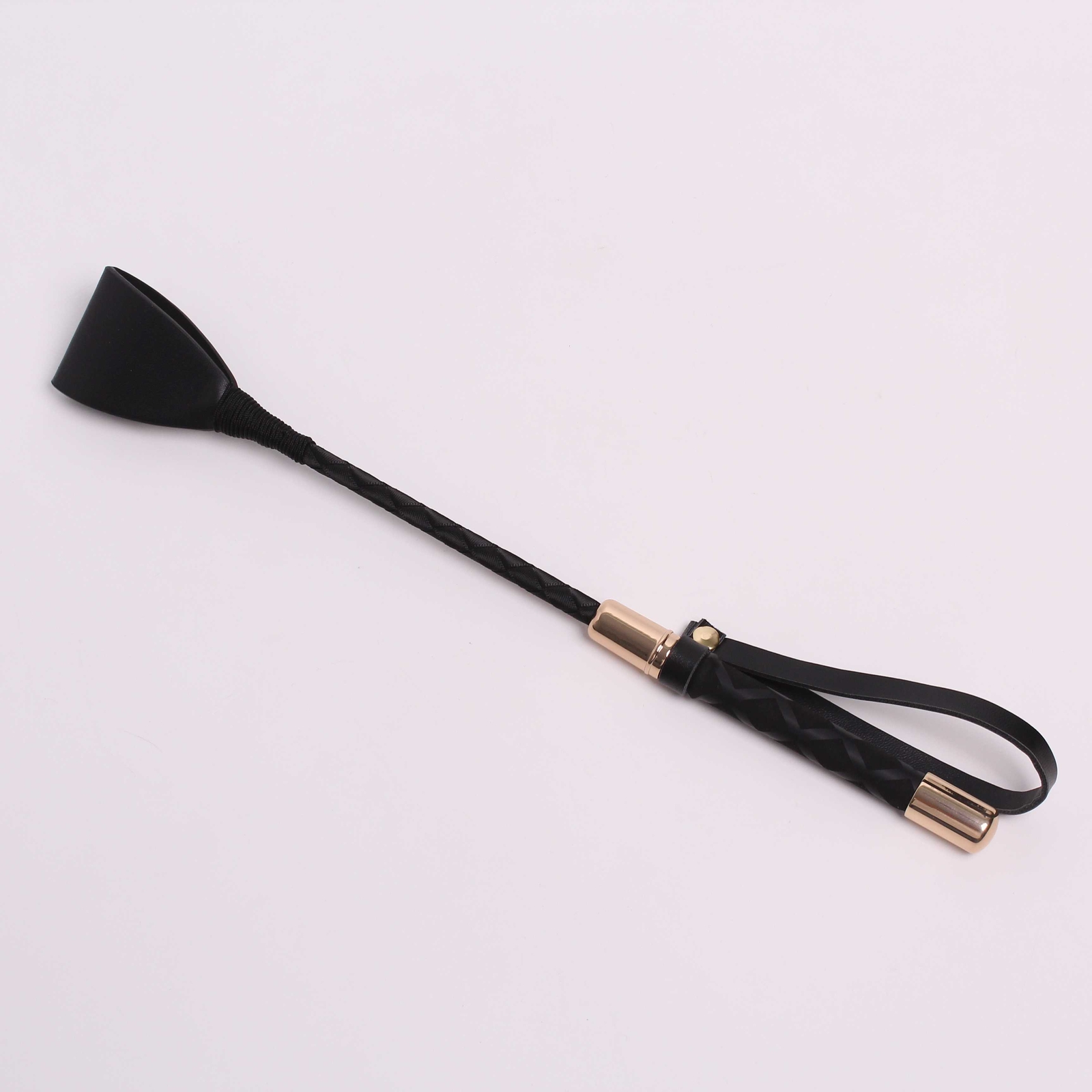 Short Riding Crop PU Leather Whip Flirt Flogger Slave BDSM Couple Games Roleplay