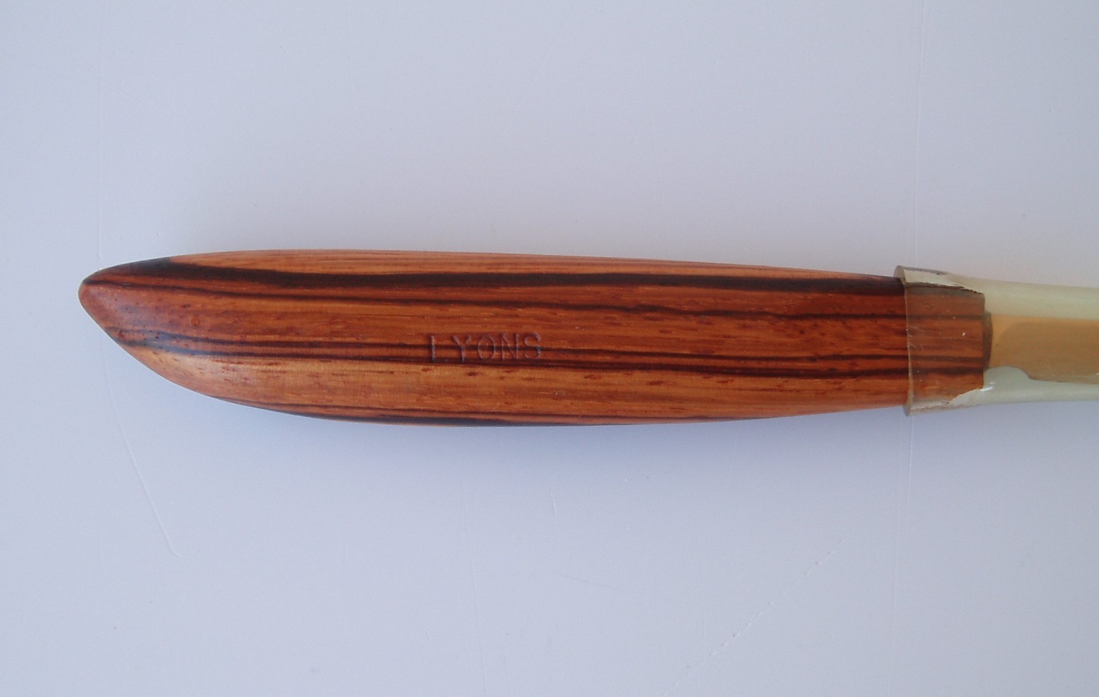 Dave Lyons Knifemaker Wood Carving Knife Fancy Handle 2" Blade Unused HTF