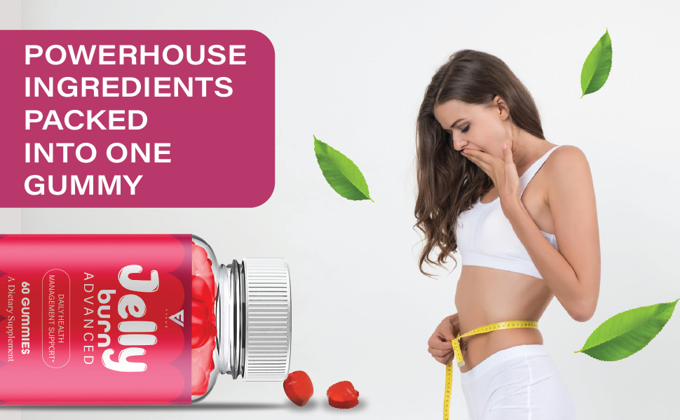 Jelly Burn Advanced Weight Management Gummies, JellyBurn (60 Gummies)