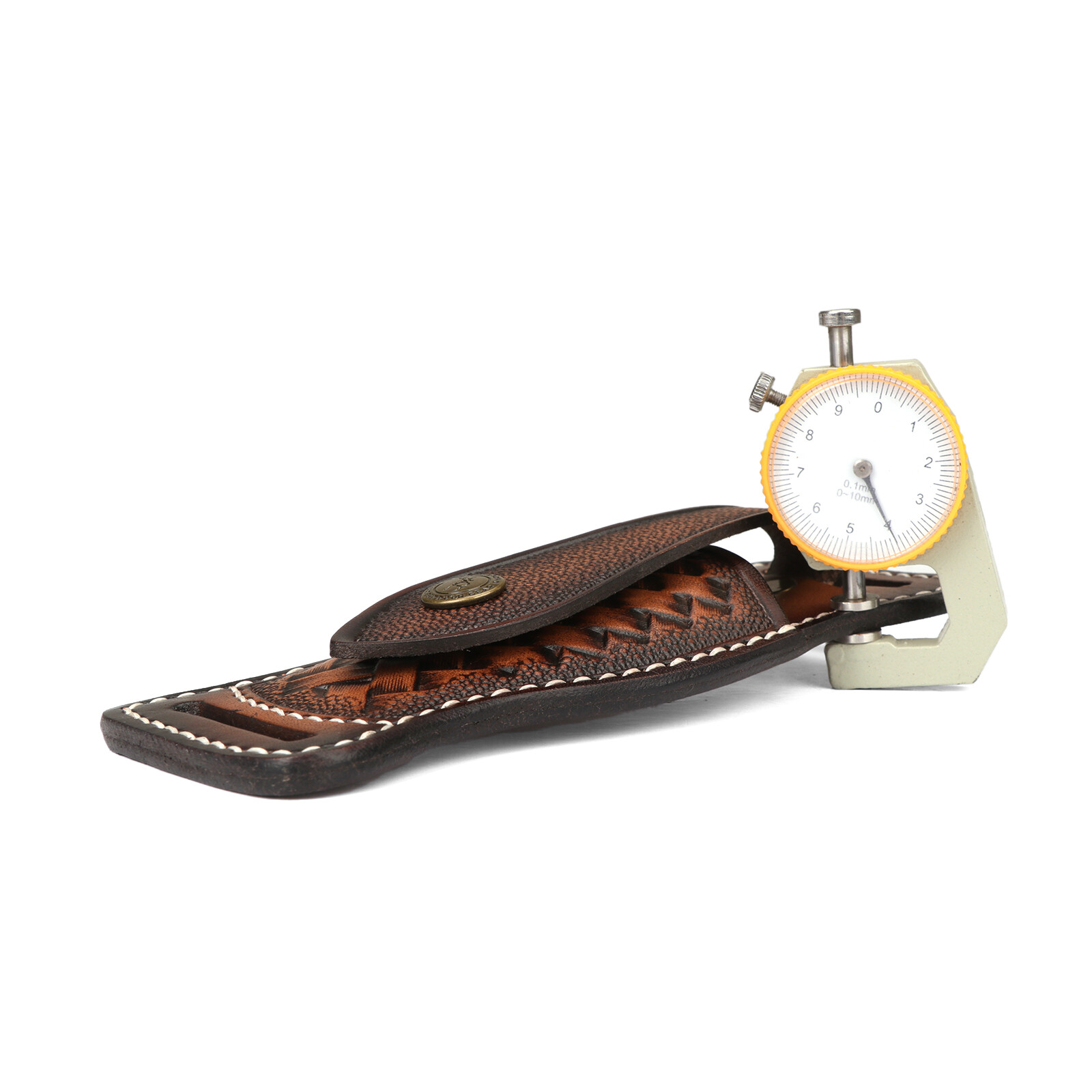 TOURBON Leather Folding Blade Knife Sheath Belt EDC Knives Cover Case Horizontal