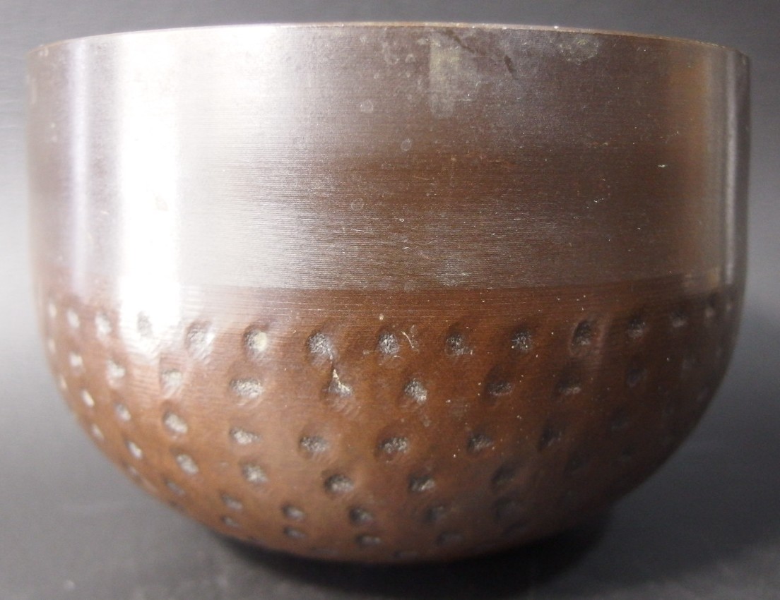 or25110 JAPANESE BUDDHIST SINGING BOWL ORIN GONG 6.3 inch / 16 cm Wide VINTAGE