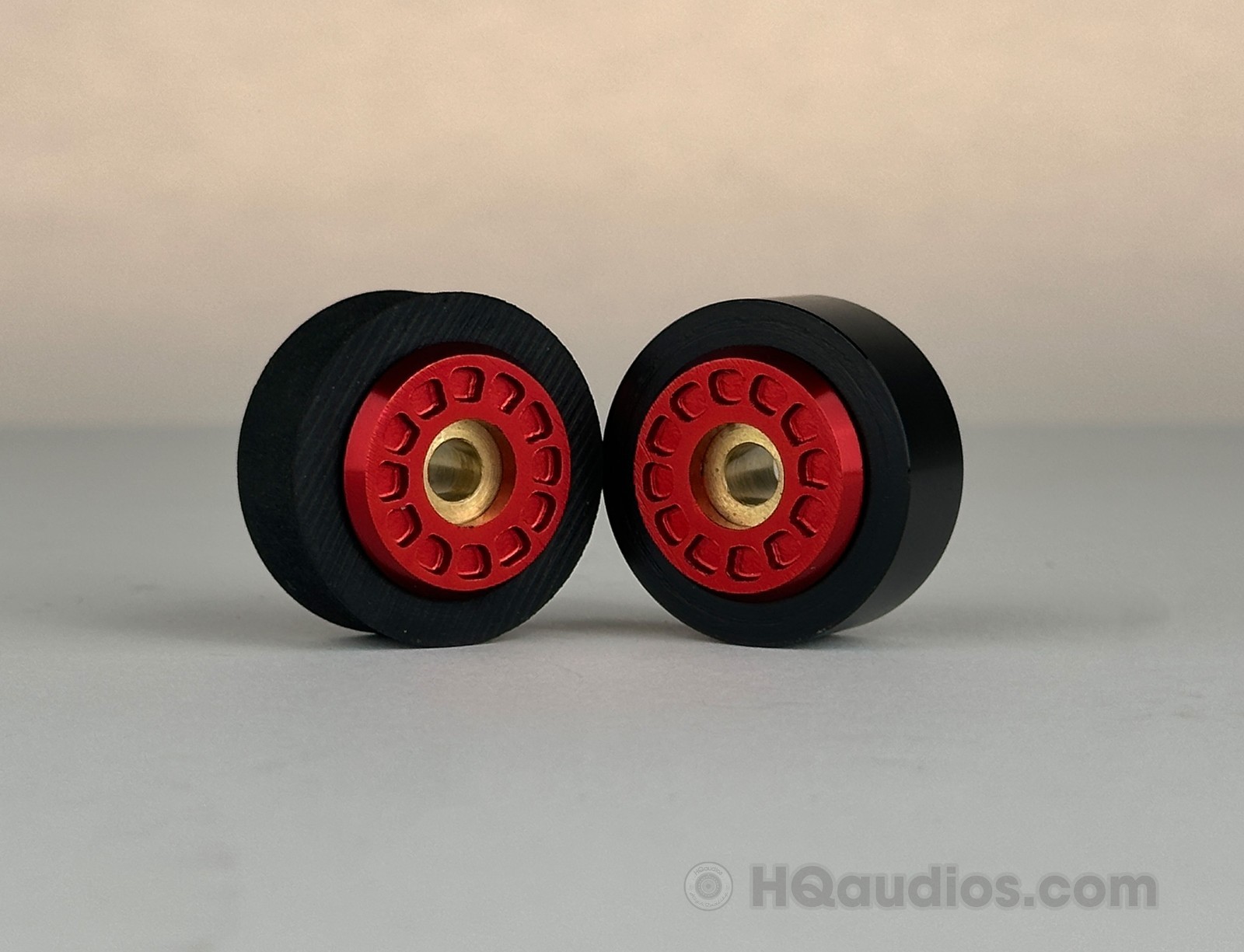 Pair of Pioneer RT-707/701 Pinch Rollers – Precision Replacement –Red–1Yr WRT