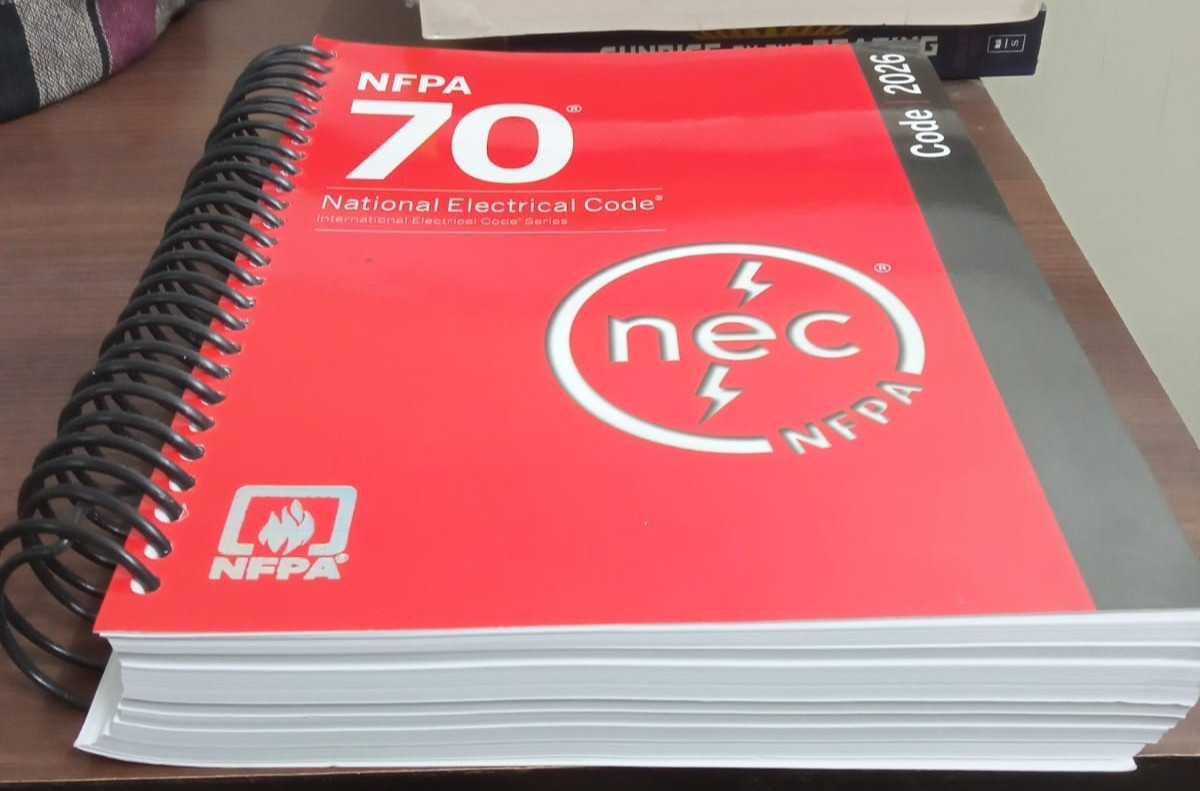 NFPA 70 National Electrical Code 2026 Edition Spiral Free Shipping USA STOCK