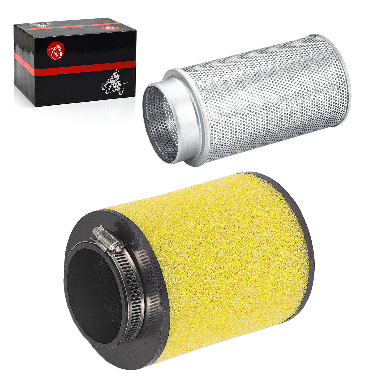 Air Filter & Guide Cleaner Body for Honda Rancher 420 TRX420 2007 2008 2009-2014