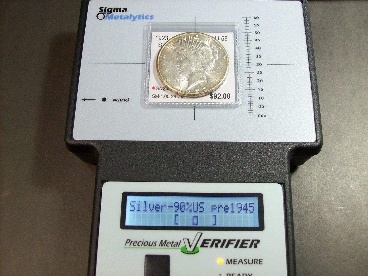 1923-S Peace Dollar Choice AU/Unc. SN8222