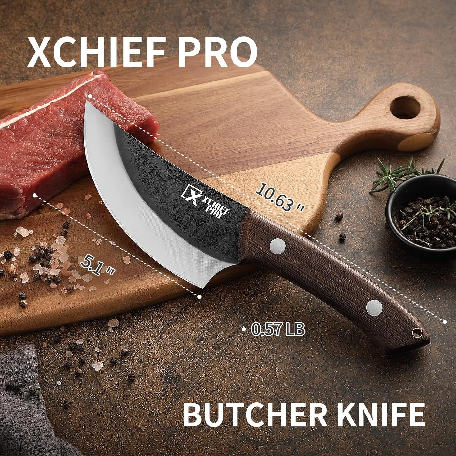Viking Chef Knife Japan Kitchen Meat Cleaver Butcher Boning Knife Asian Kitchen