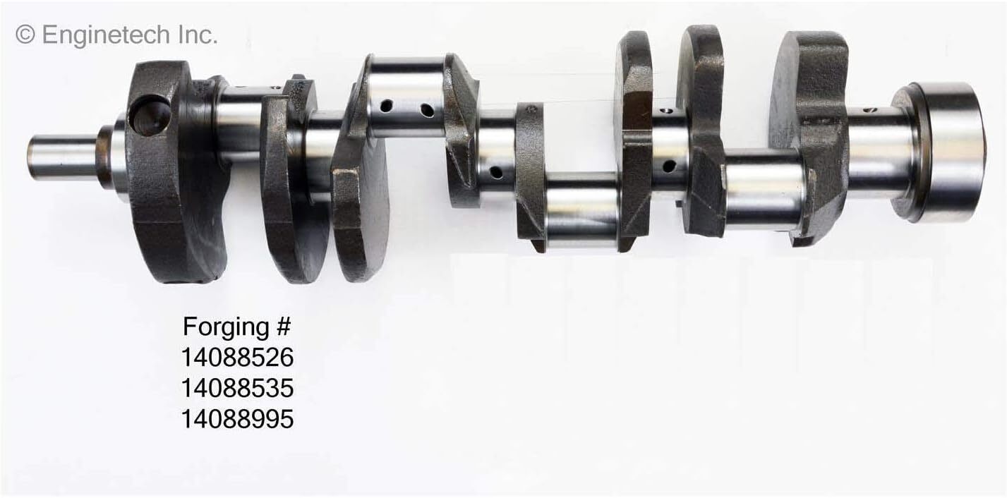 Crankshaft Kit for 1986-2002 GM Chevrolet 5.7L 350 V8 w/ 1-Piece Rear Main Seal