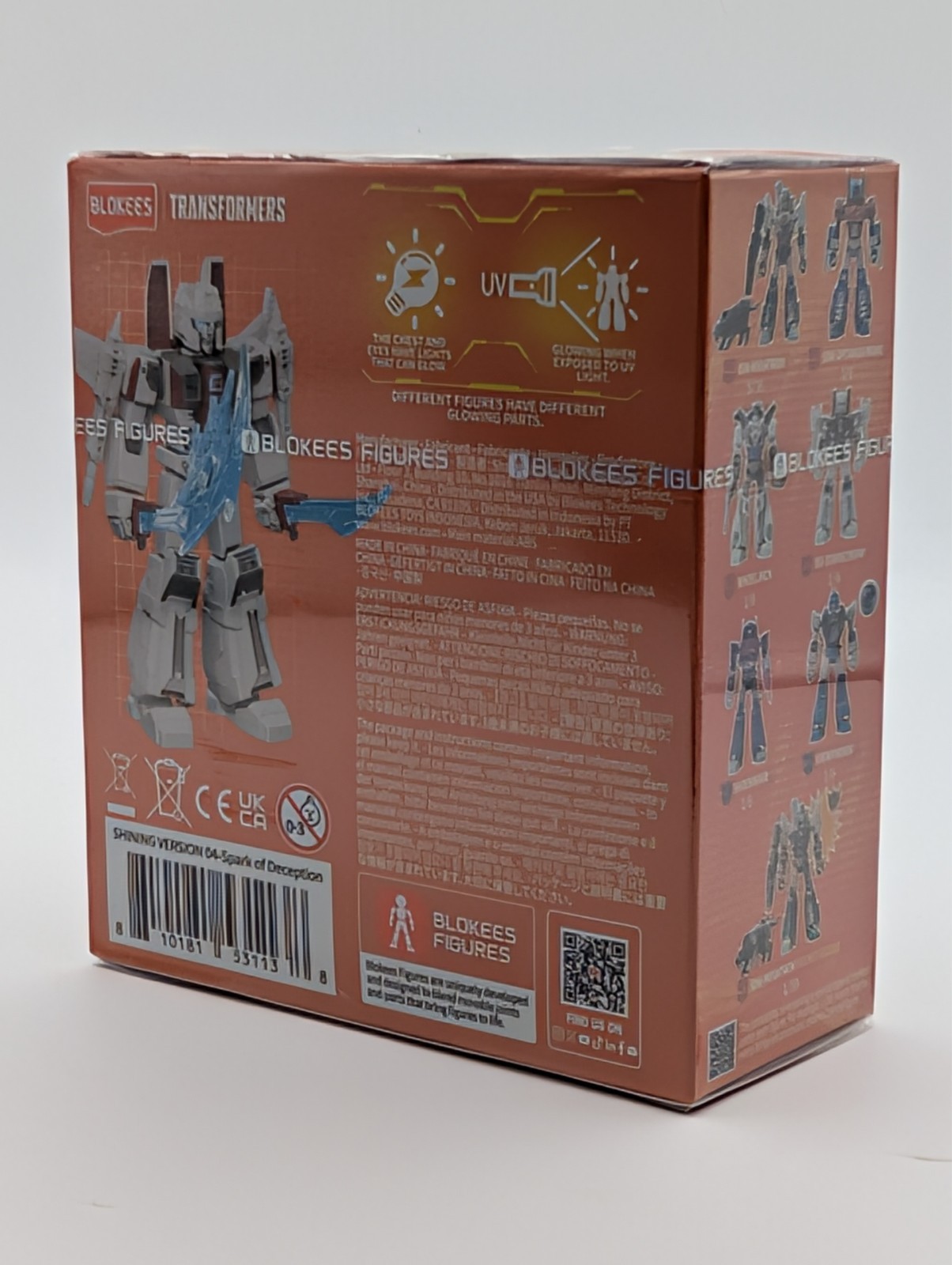 Blokees Transformers Shining Version 4 Shattered Glass Starscream Model Kit