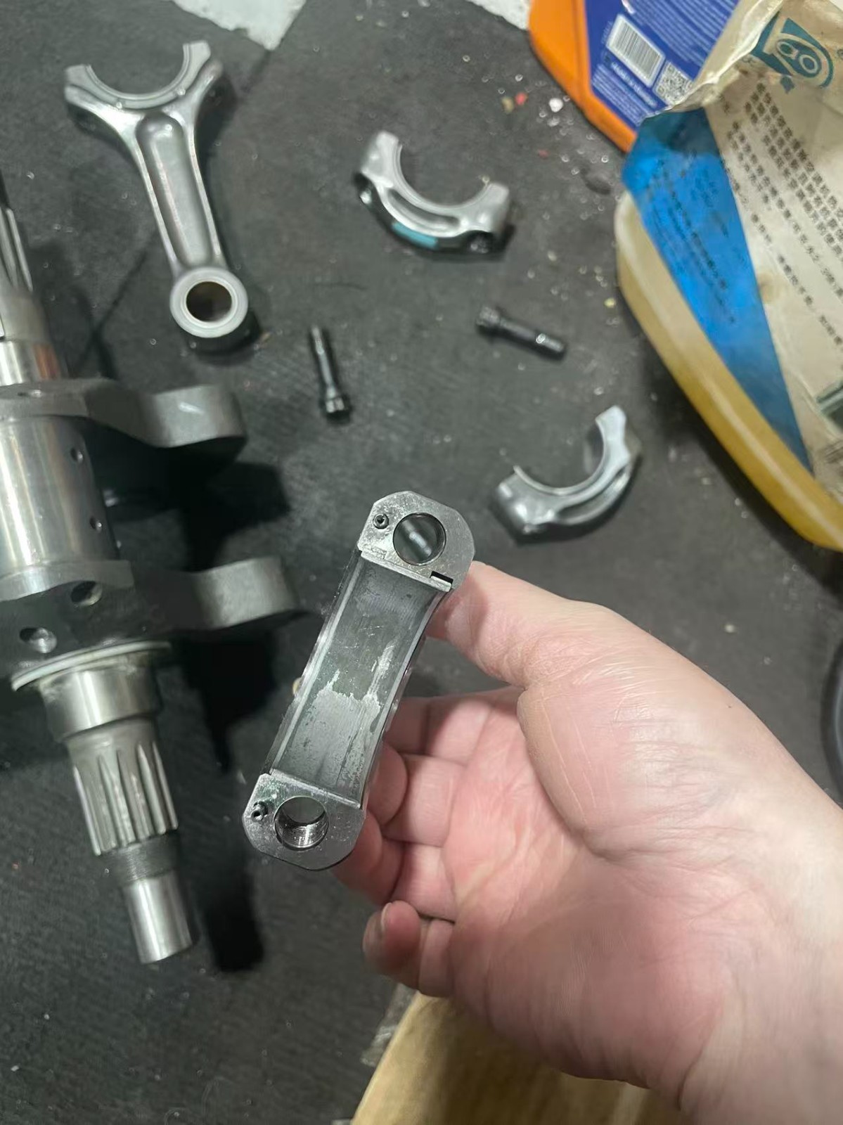 13-14 Ducati Multistrada 1200 Diavel Crankshaft w/ Connecting Rods 14621863AR