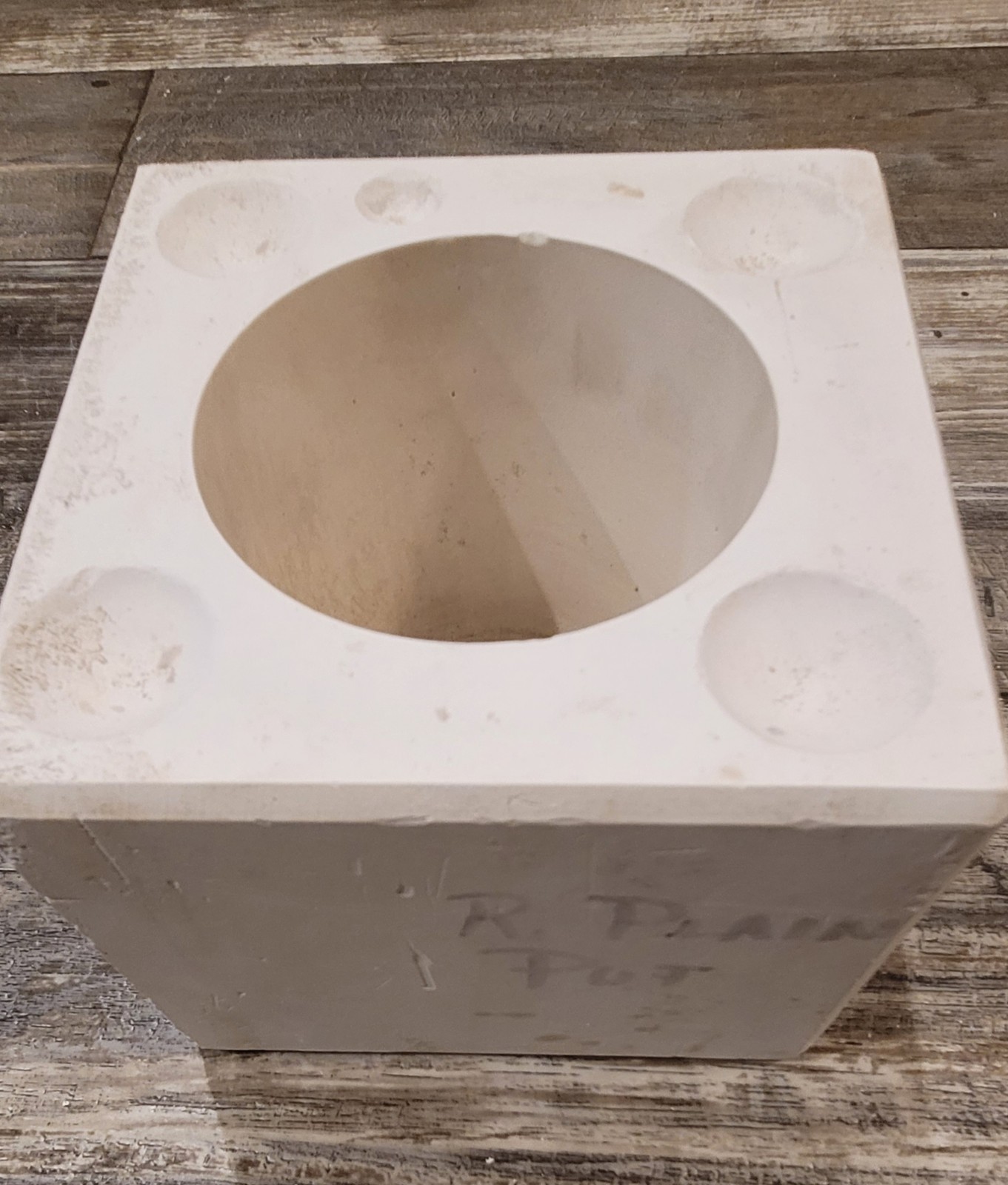 White Horse Ceramic Slip Casting Mold *Small Flower Pot* 1351