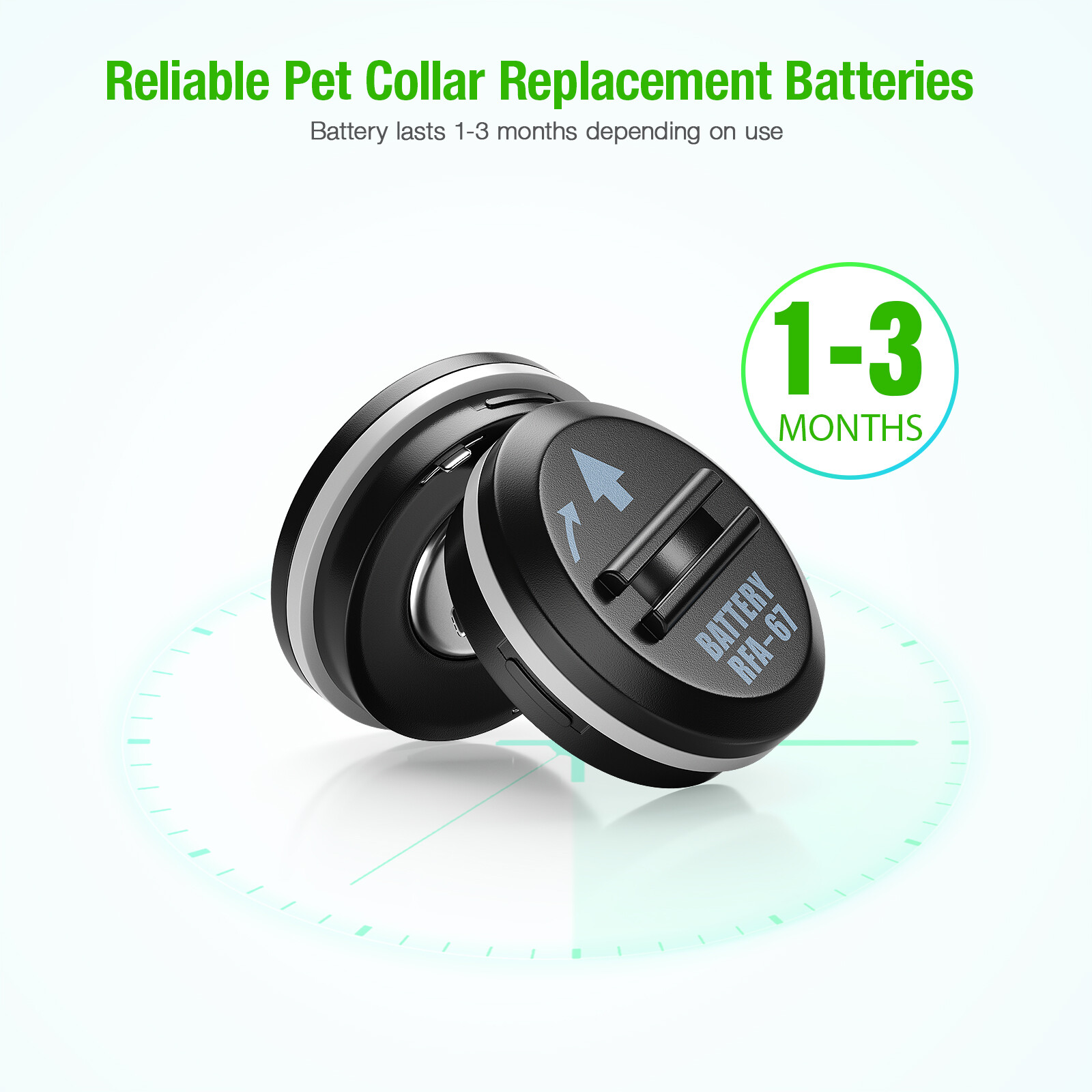20Pack Compatible RFA-67 6V Pet Dog Collar Replacement Battery For PetSafe
